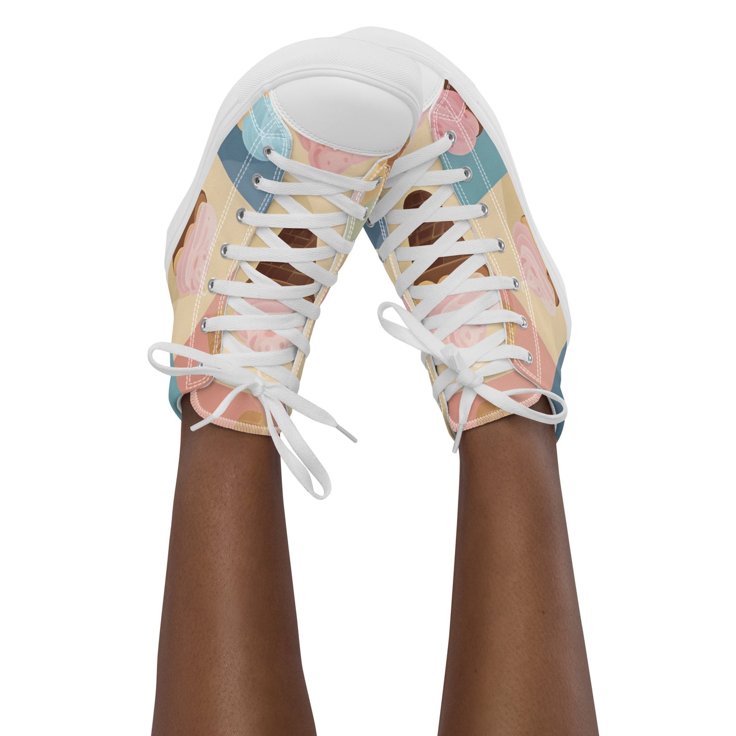 Women’s high top canvas shoes