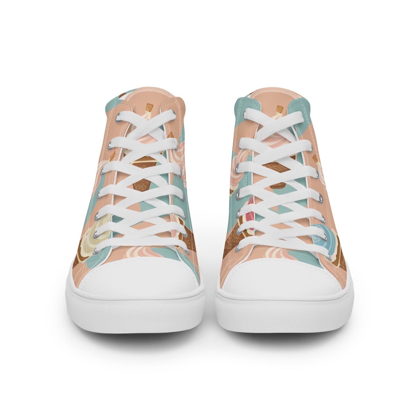 Women’s high top canvas shoes