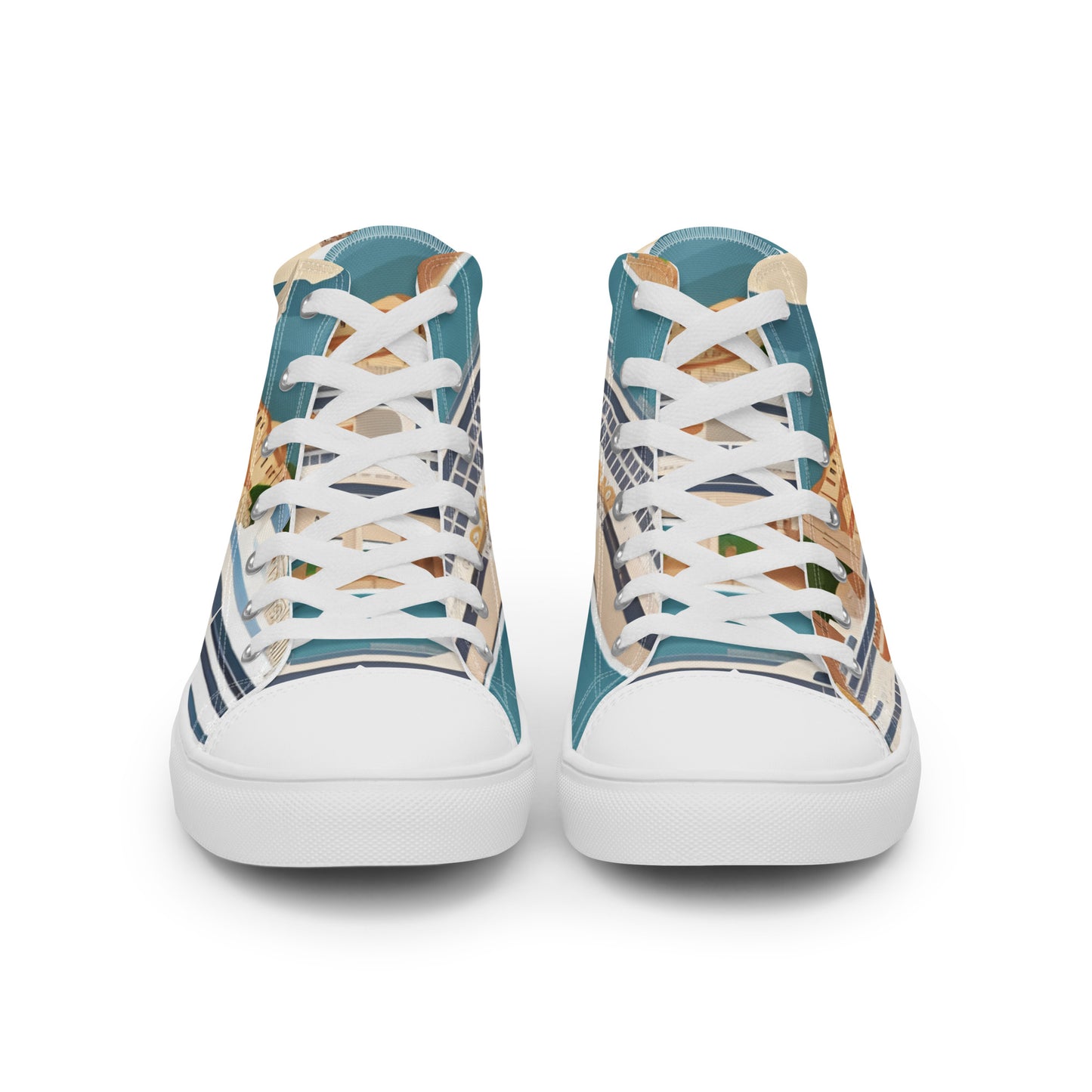 Women’s high top canvas shoes