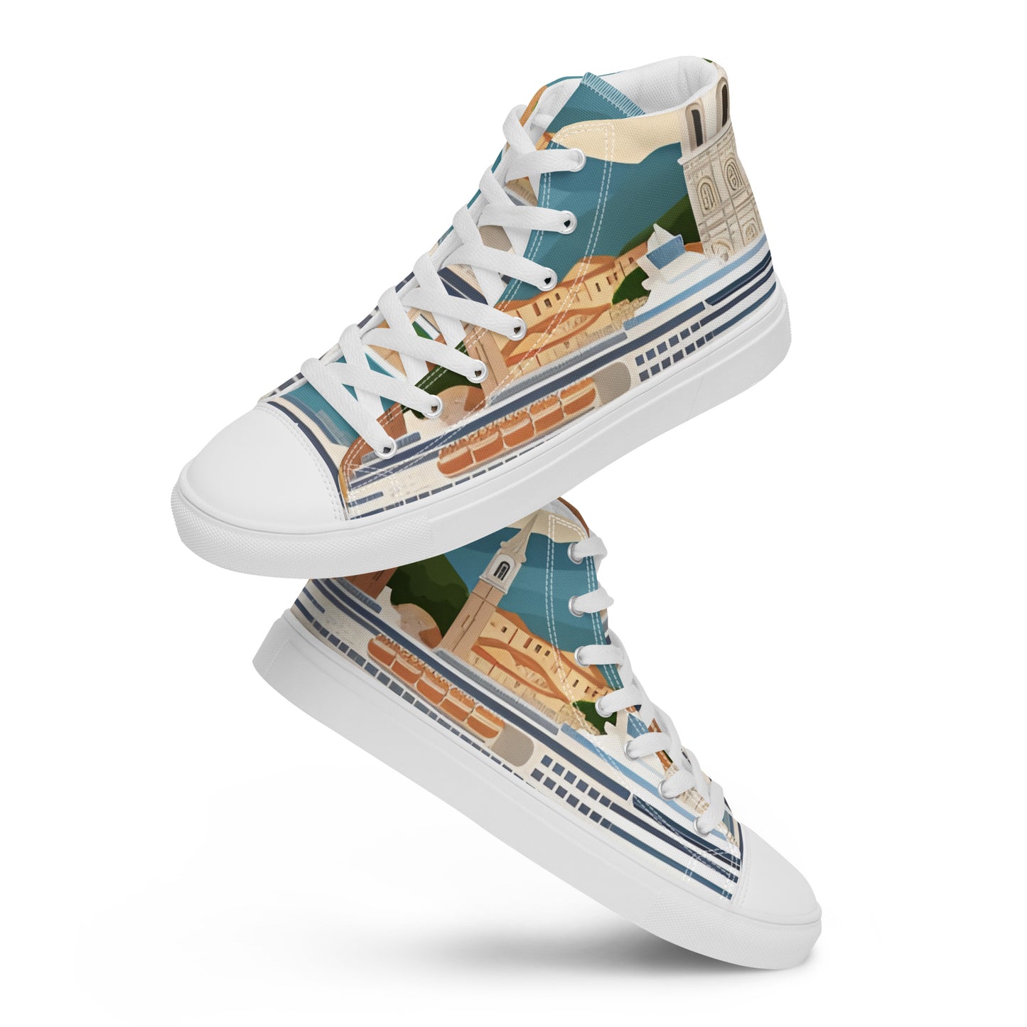 Women’s high top canvas shoes