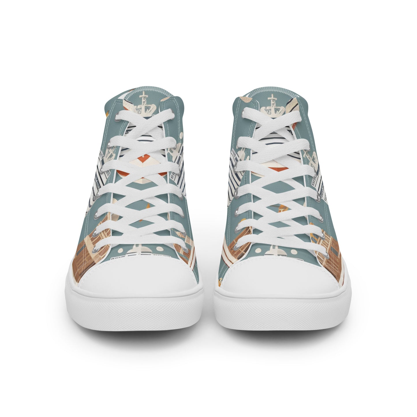 Women’s high top canvas shoes