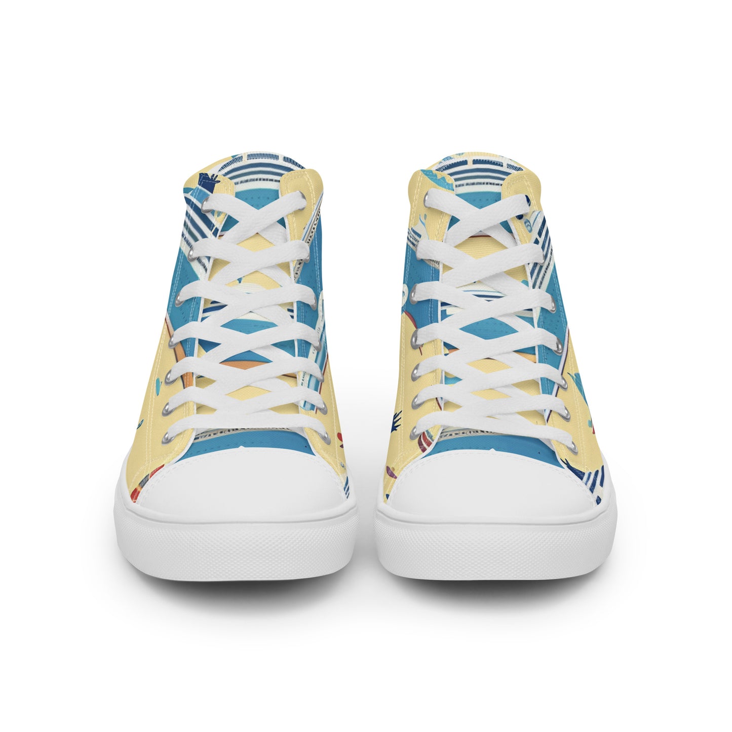 Women’s high top canvas shoes