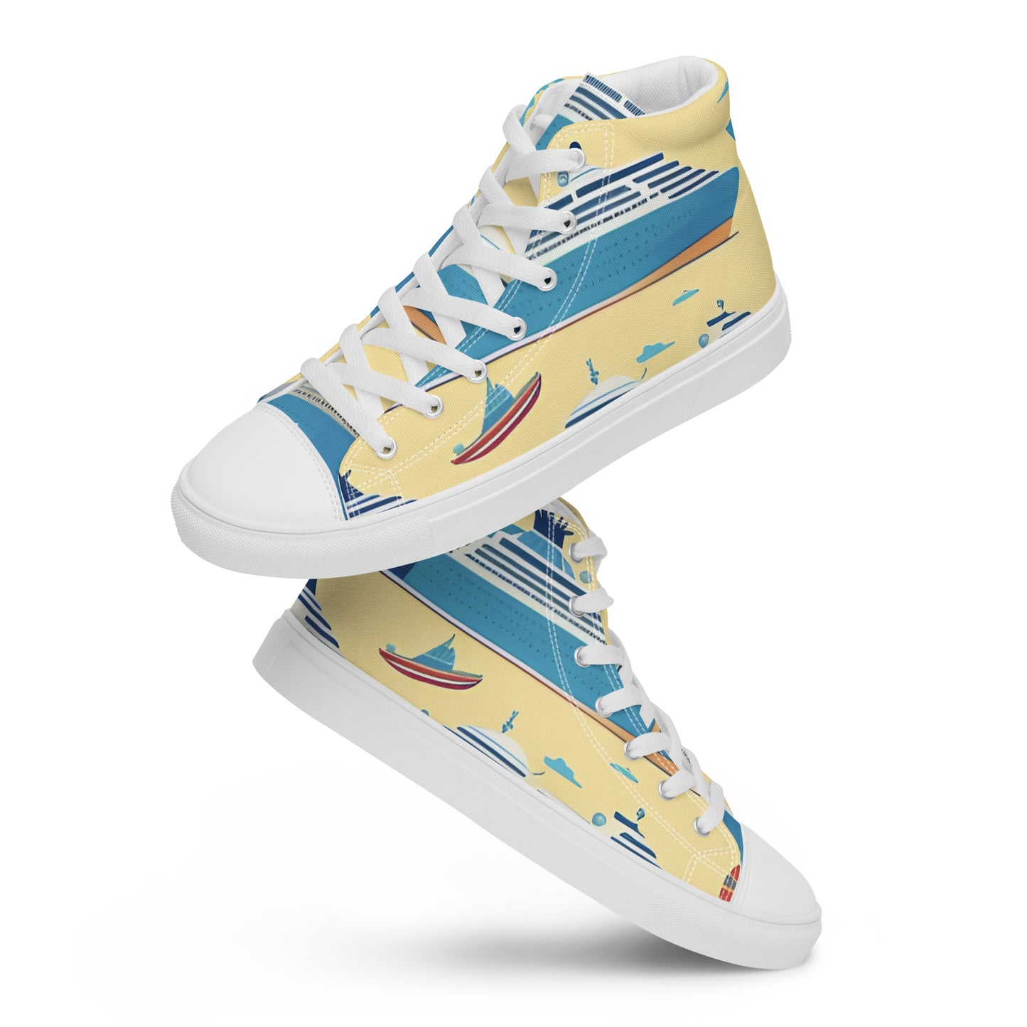 Women’s high top canvas shoes