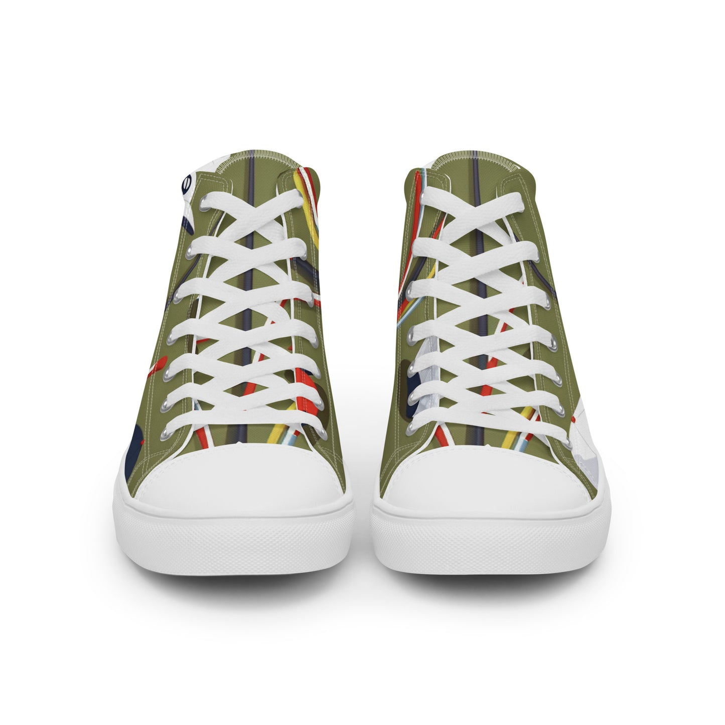 Women’s high top canvas shoes