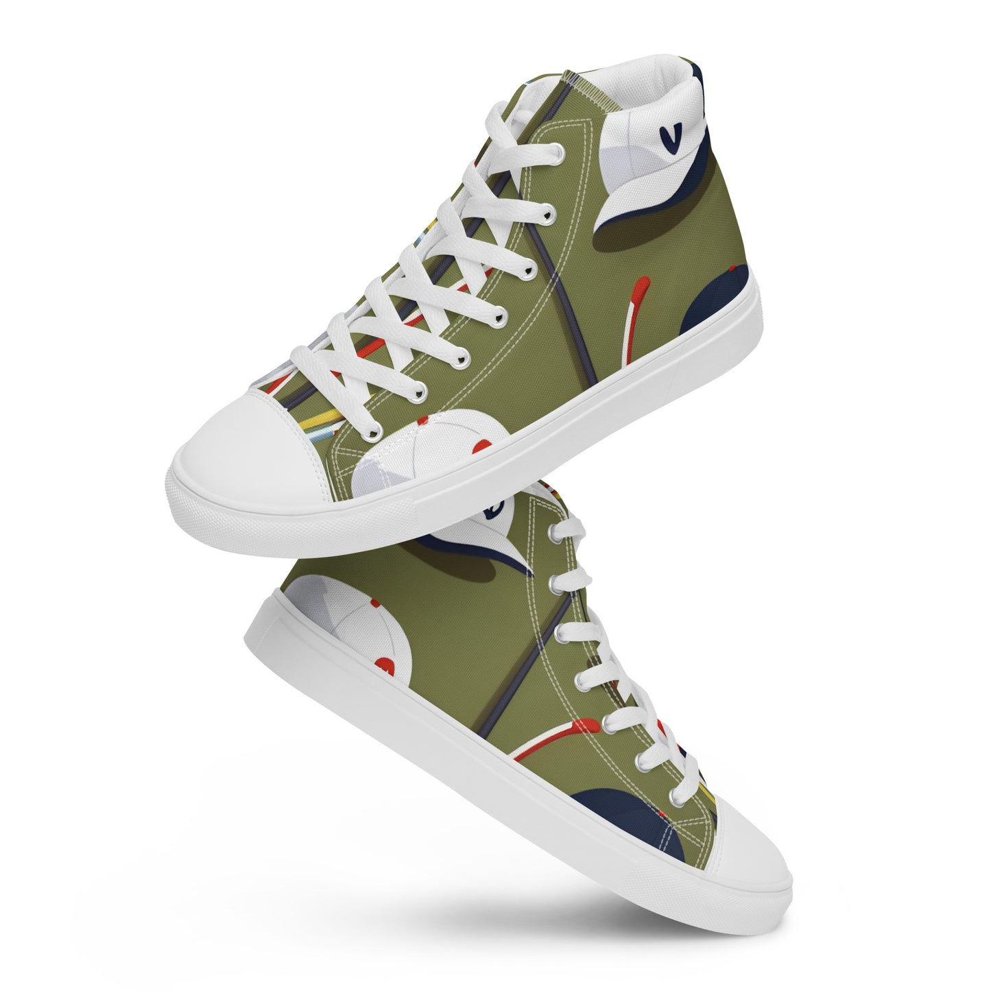 Women’s high top canvas shoes