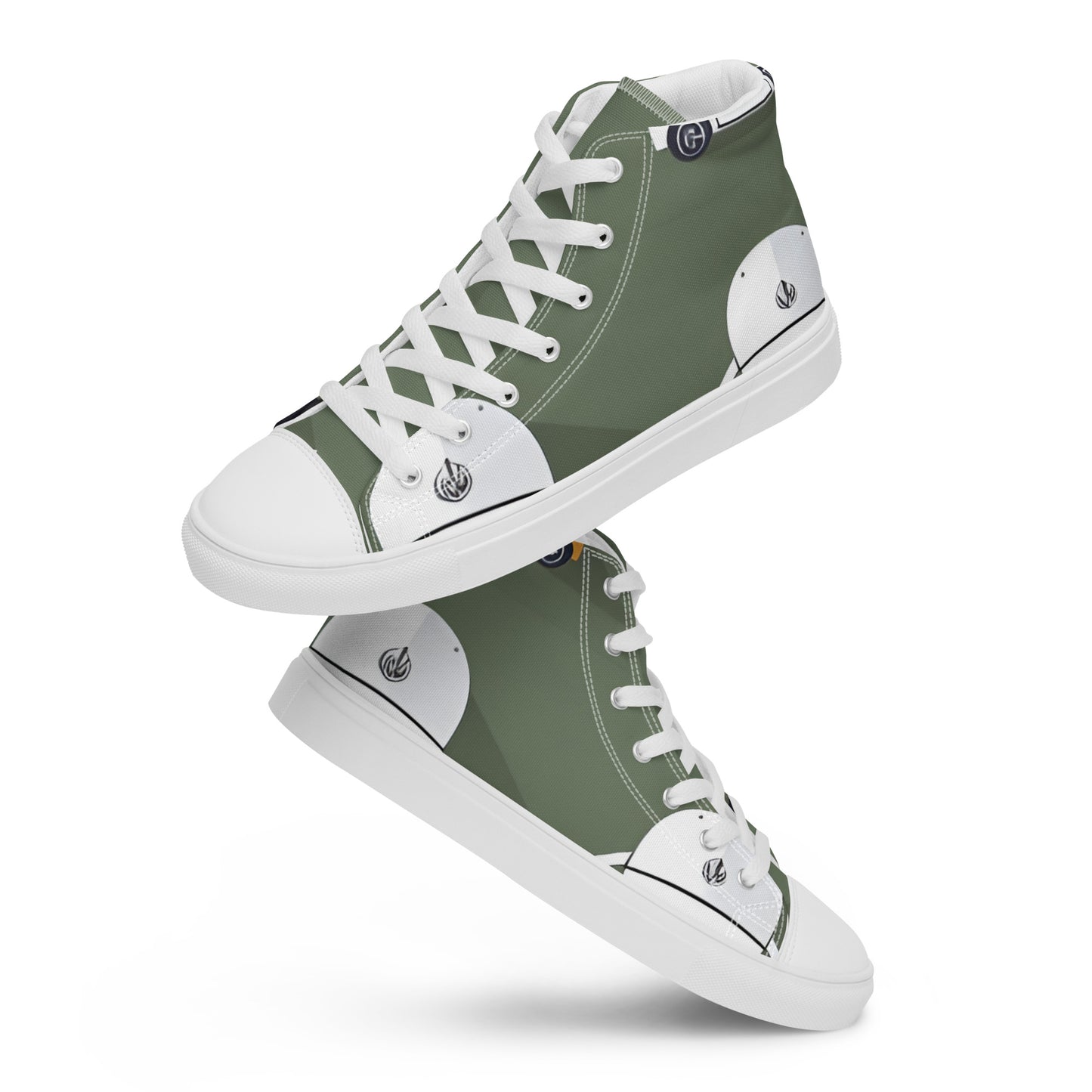 Women’s high top canvas shoes