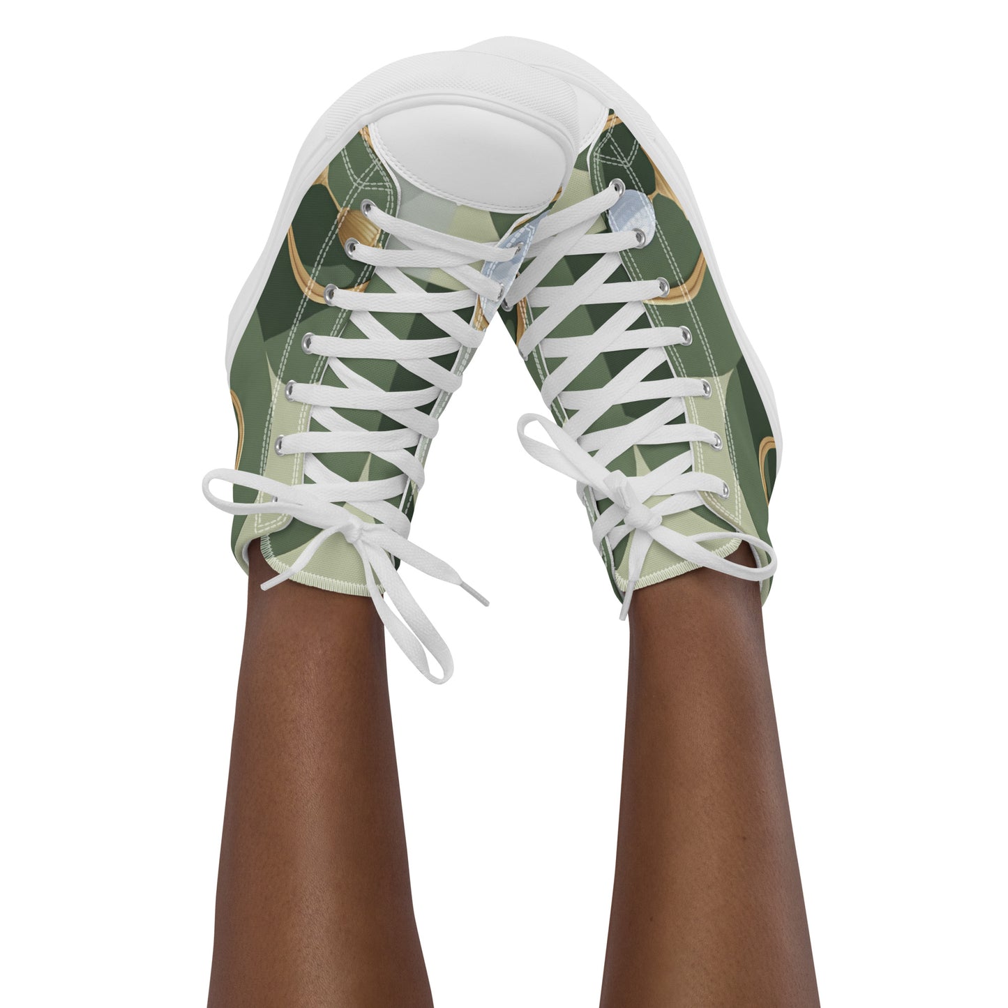 Women’s high top canvas shoes