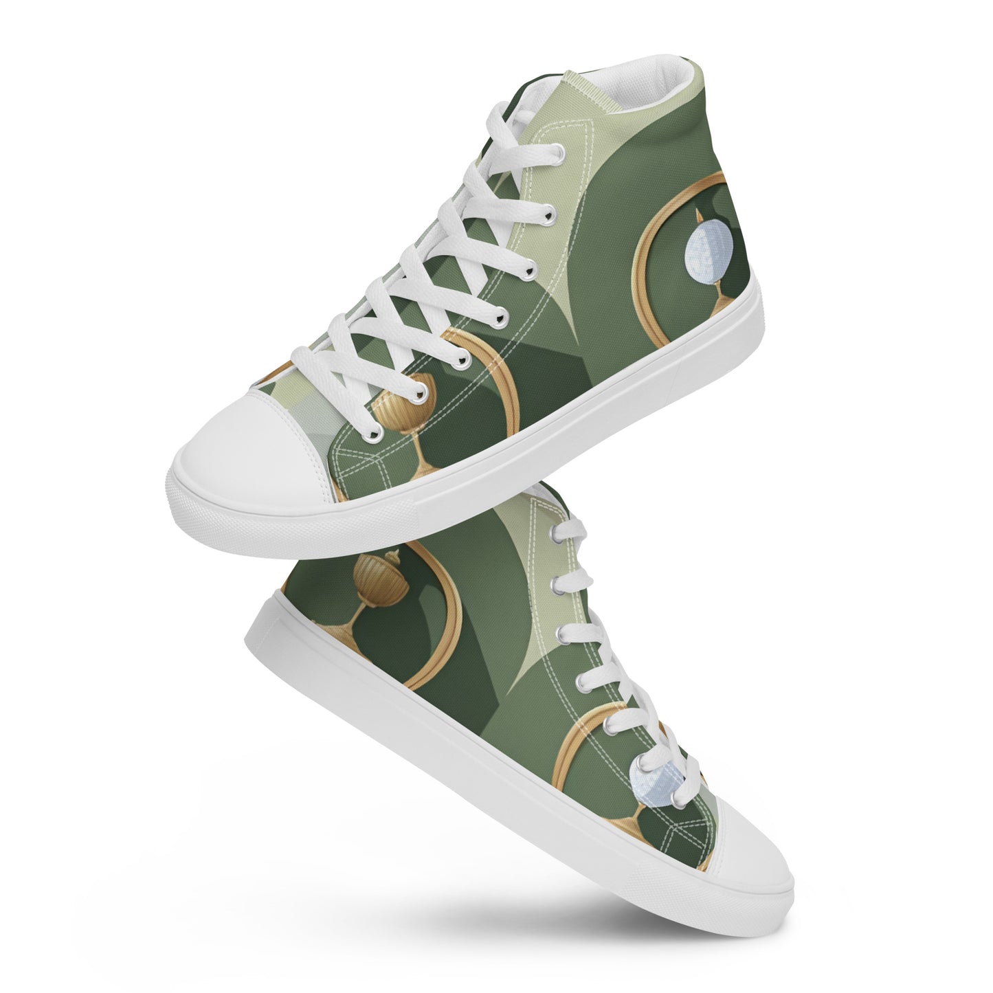 Women’s high top canvas shoes