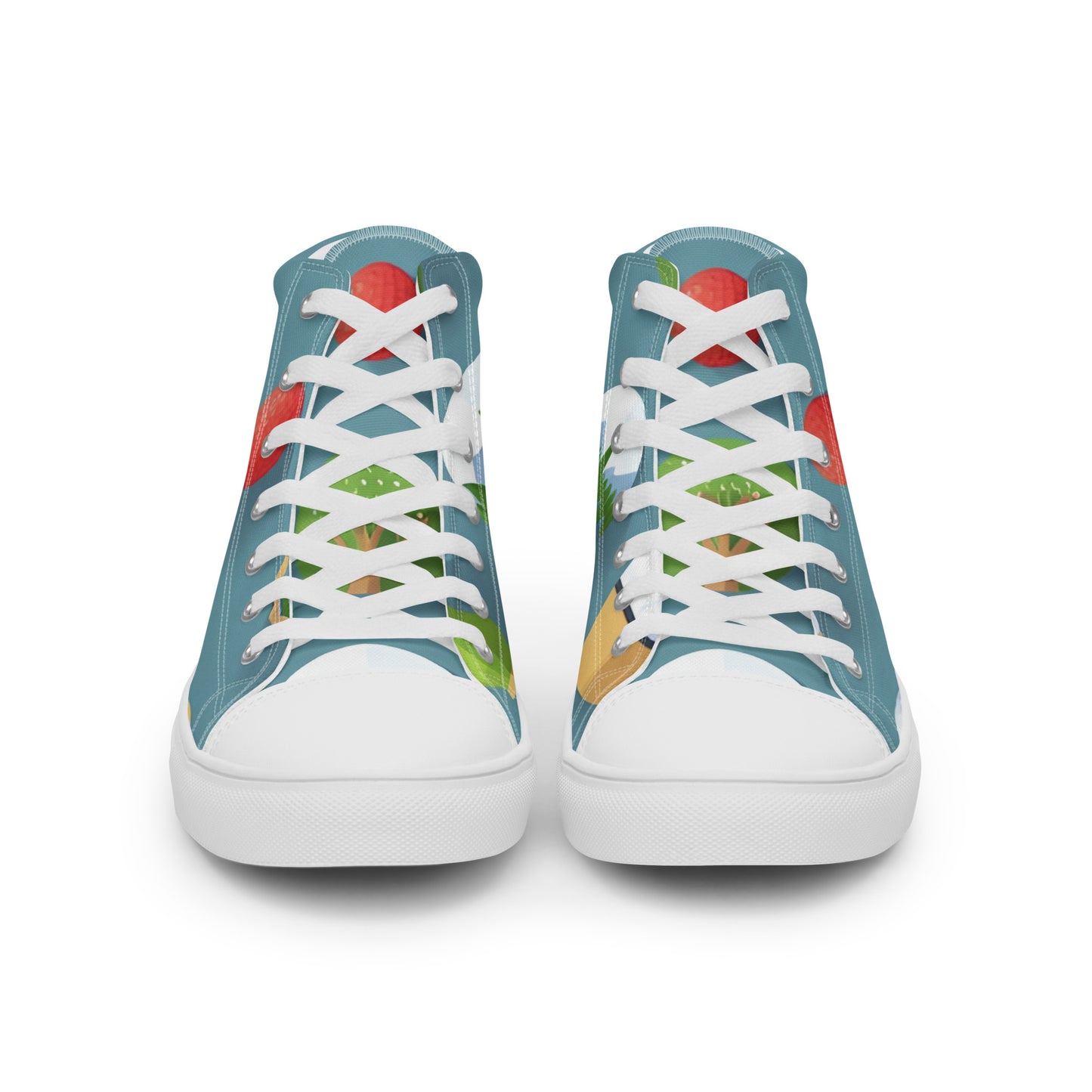 Women’s high top canvas shoes