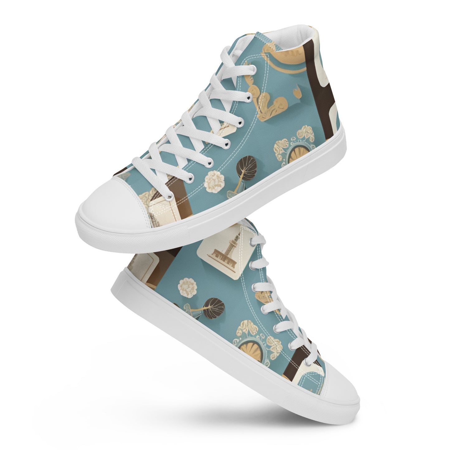 Women’s high top canvas shoes