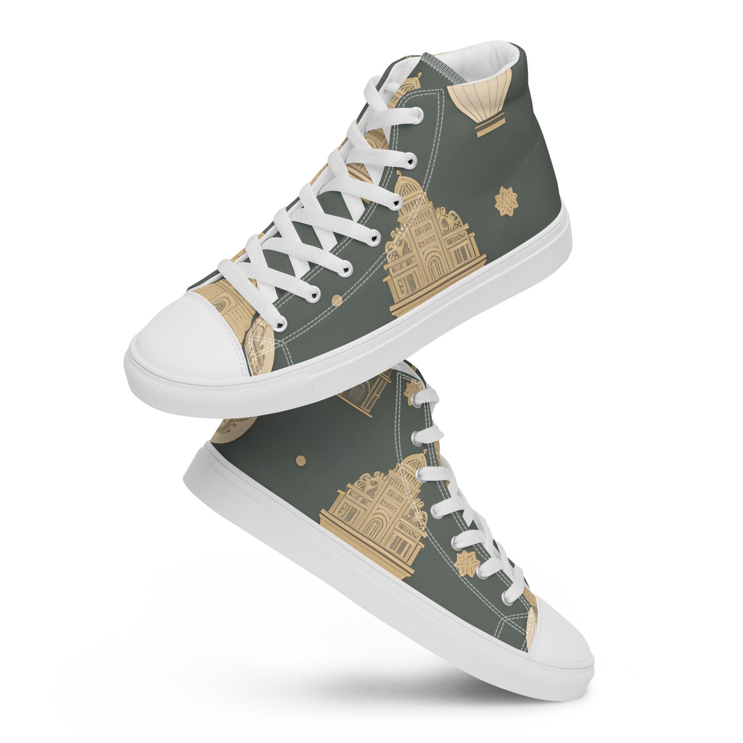 Women’s high top canvas shoes