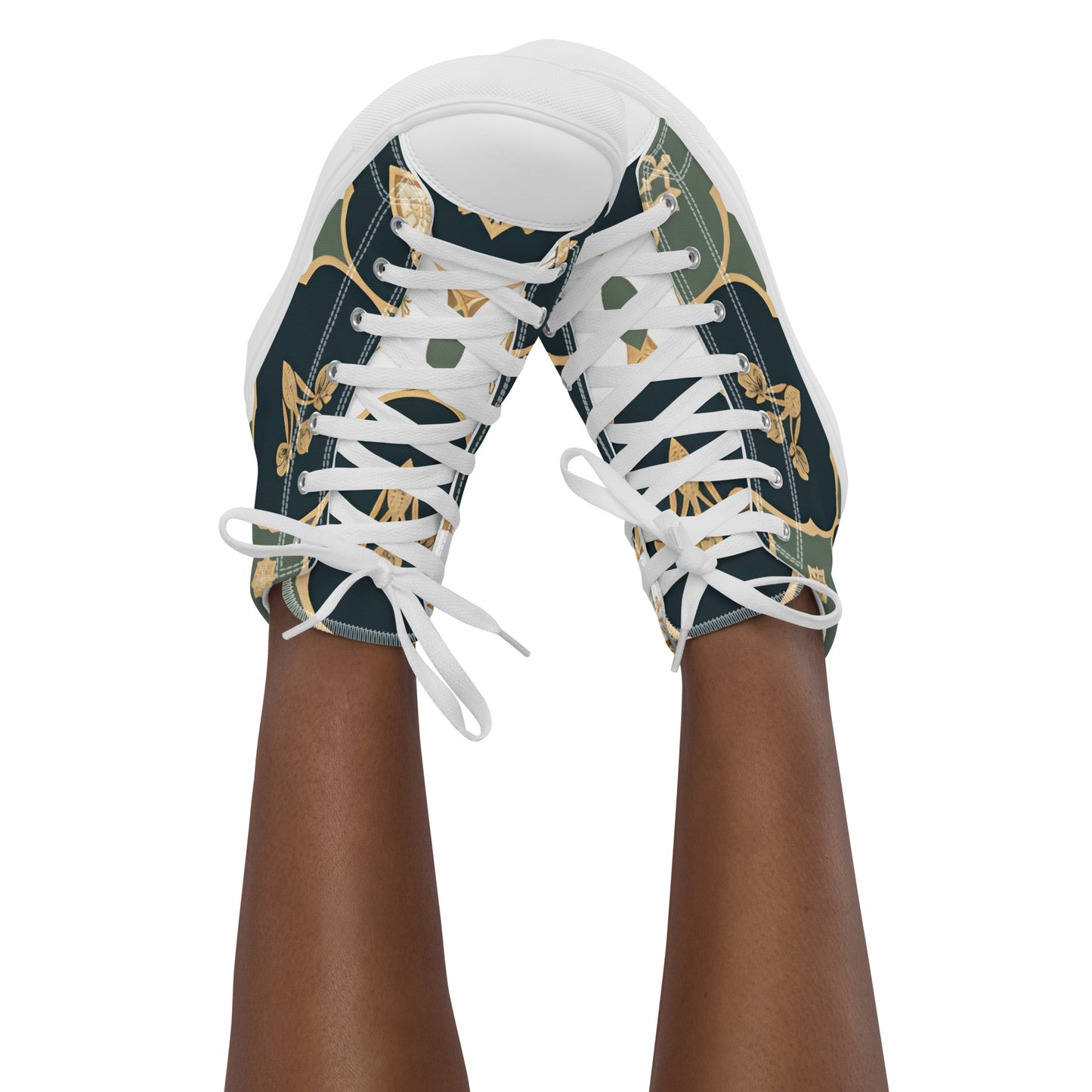 Women’s high top canvas shoes