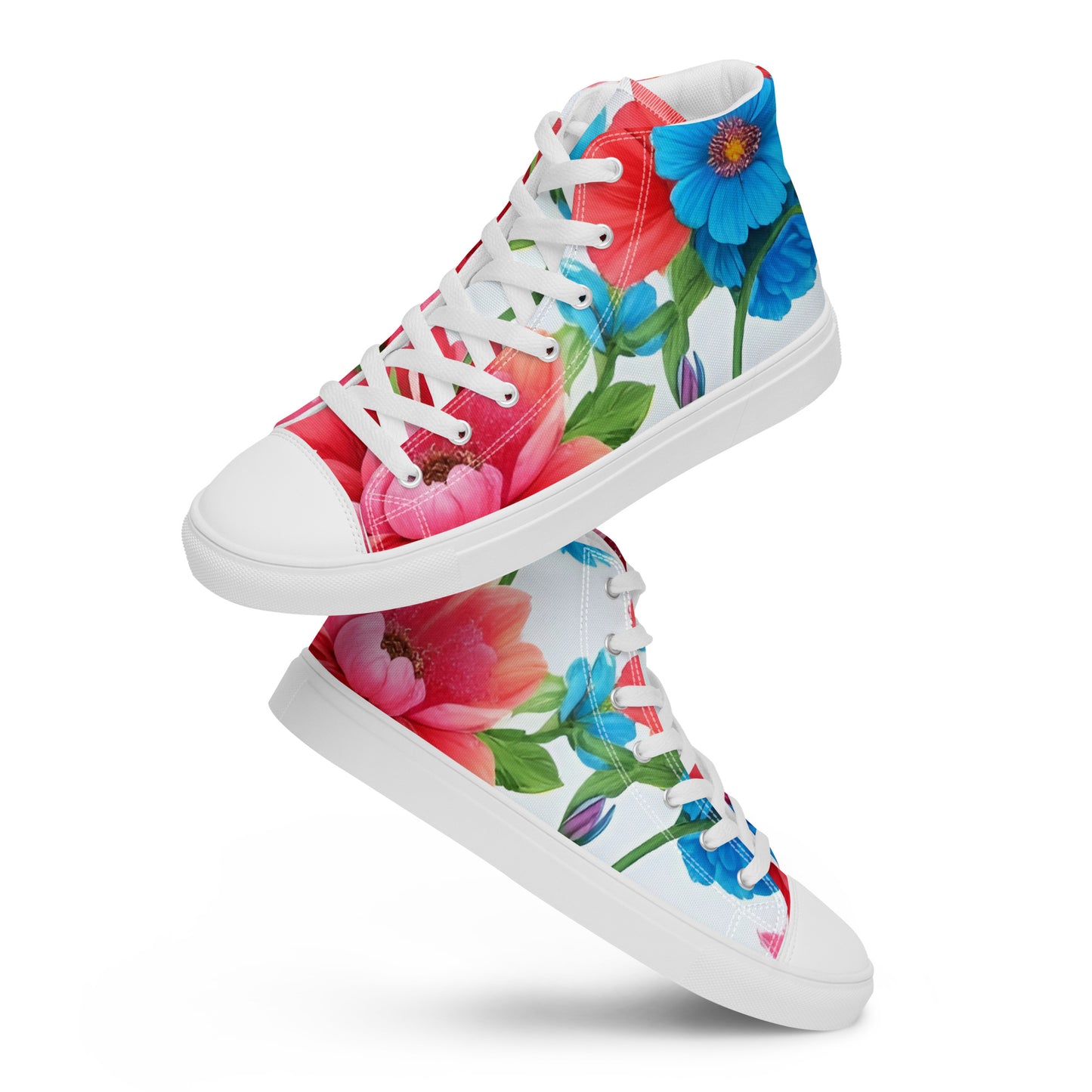 Women’s high top canvas shoes