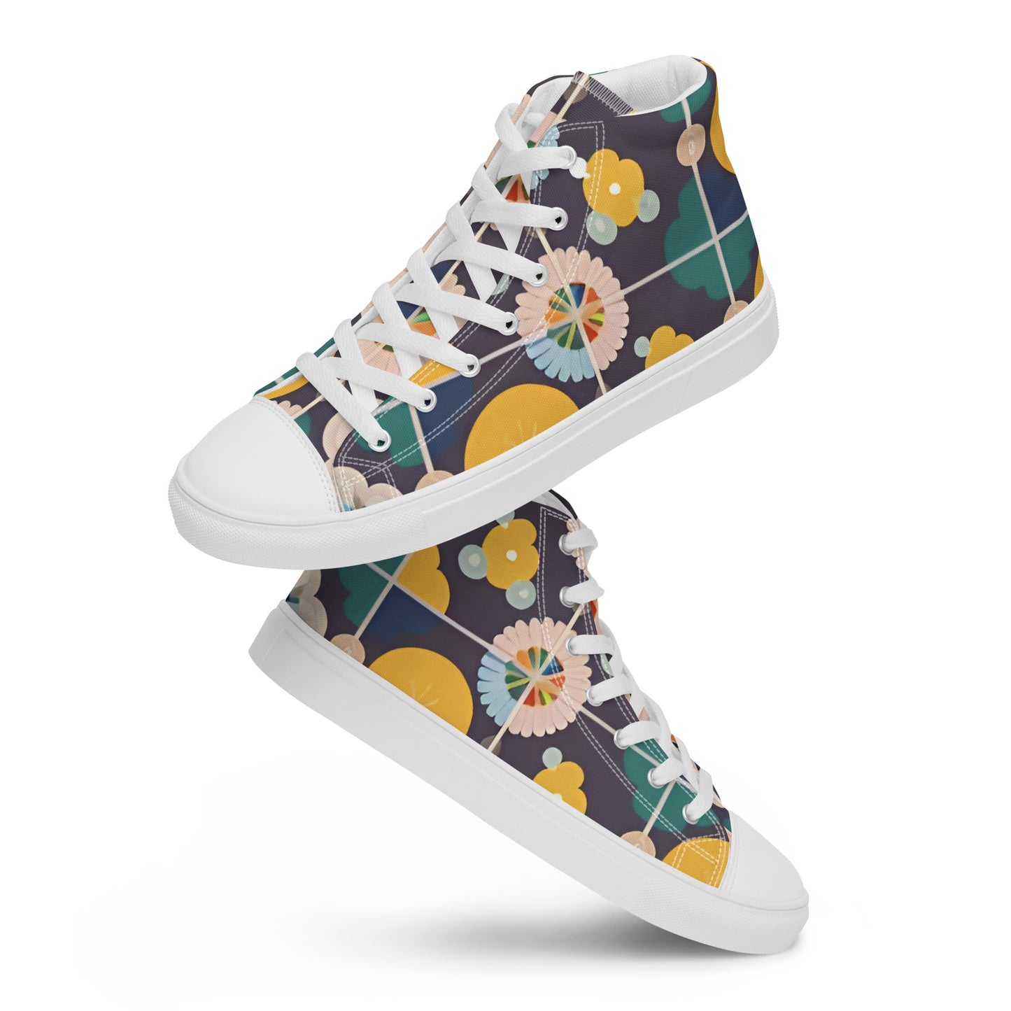 Women’s high top canvas shoes