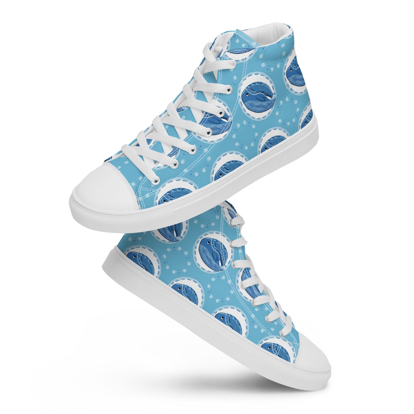 Women’s high top canvas shoes