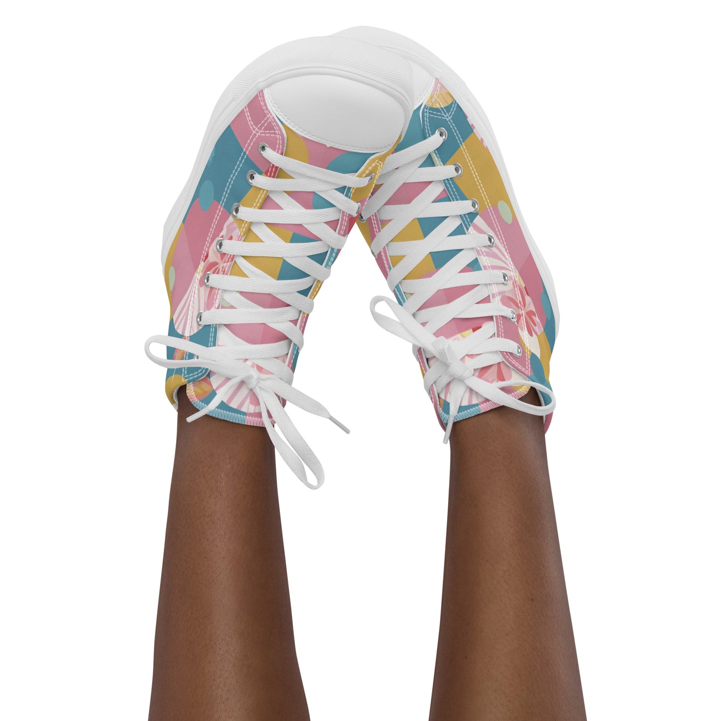 Women’s high top canvas shoes