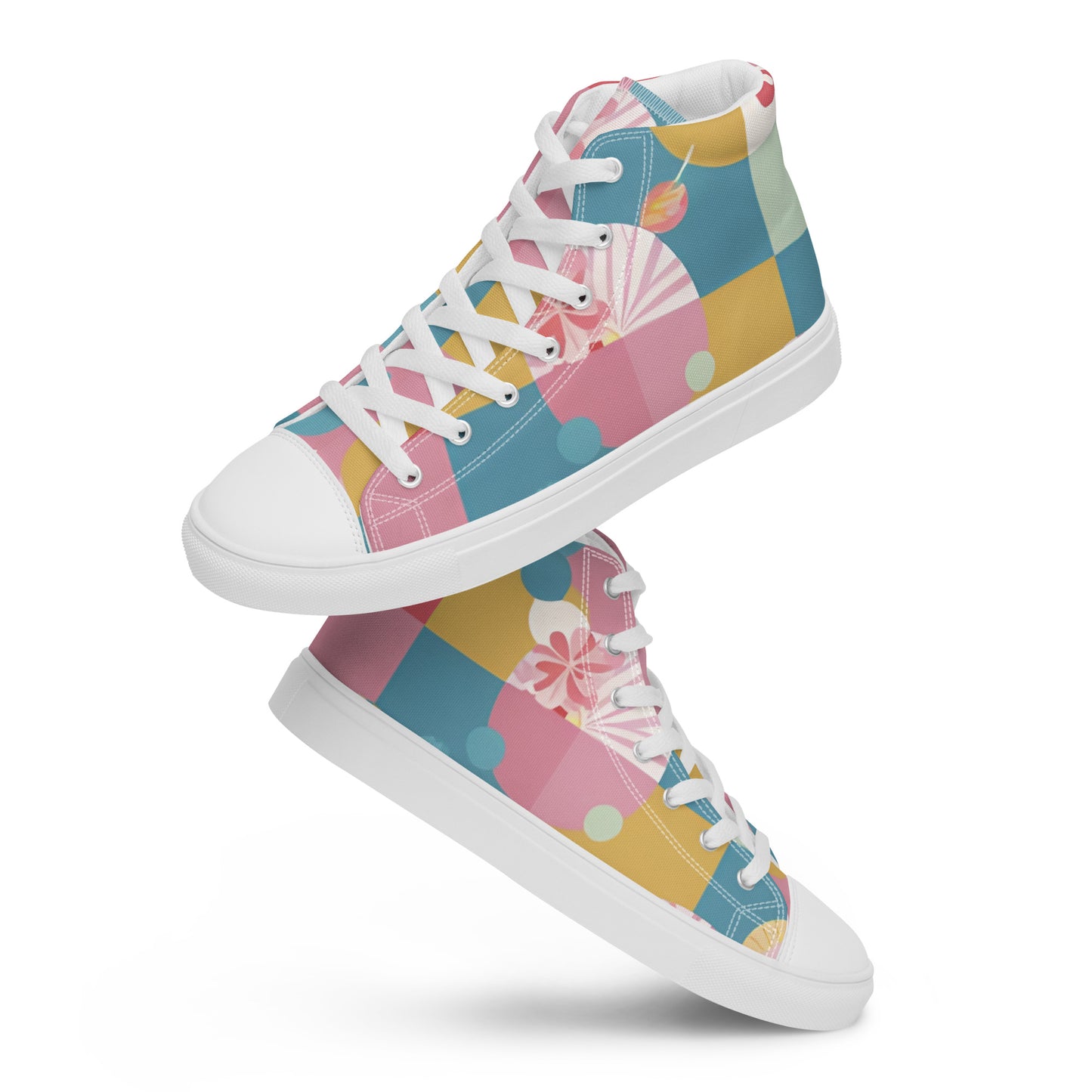 Women’s high top canvas shoes