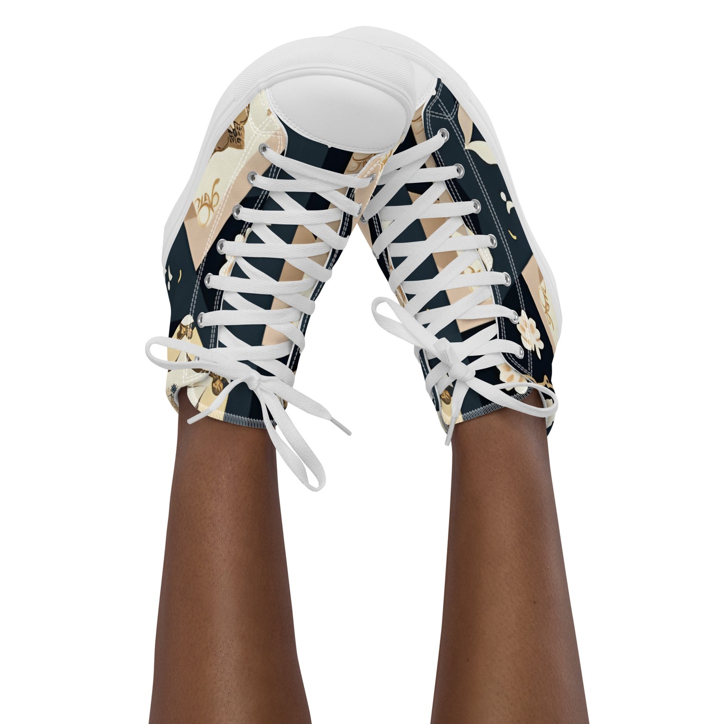 Women’s high top canvas shoes