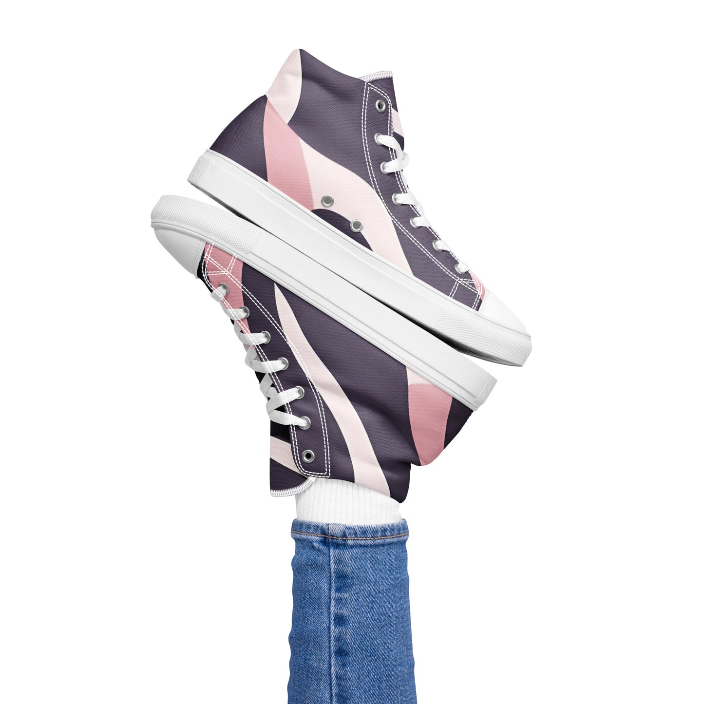 Women’s high top canvas shoes