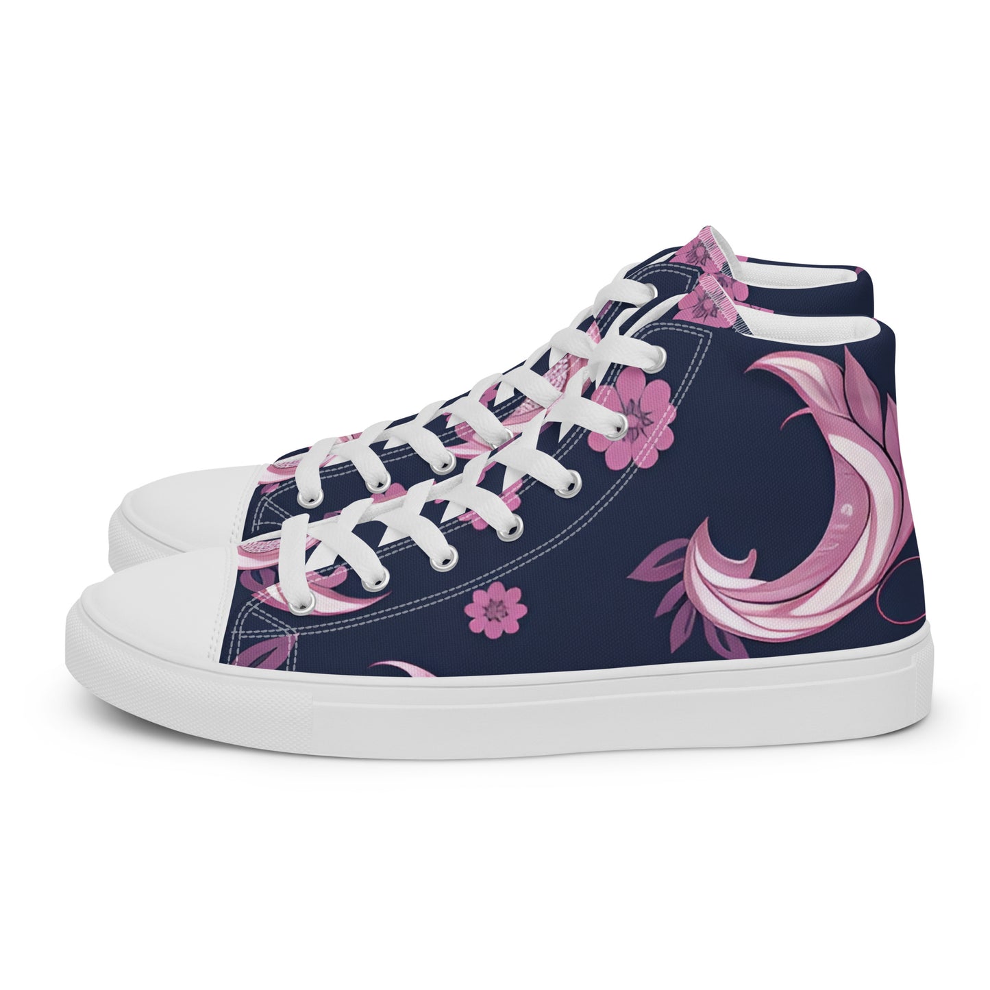 Women’s high top canvas shoes