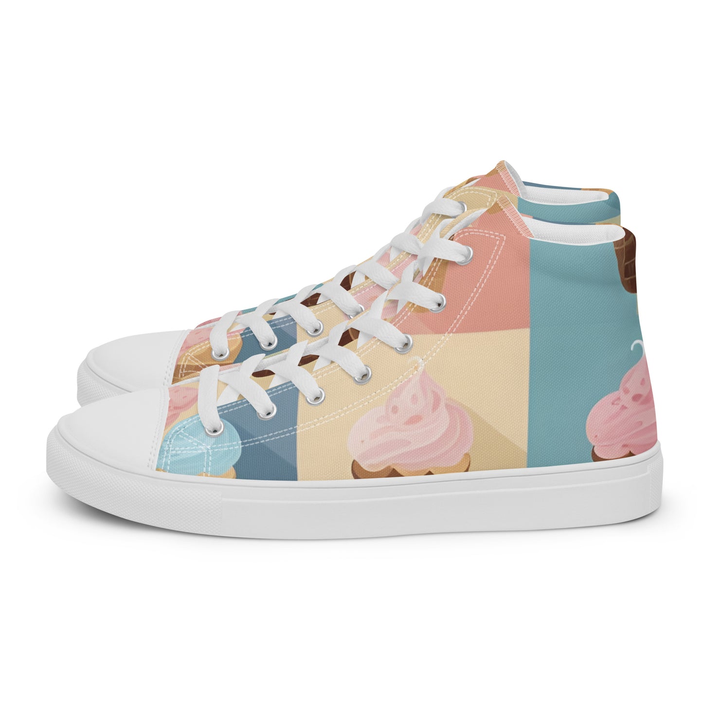 Women’s high top canvas shoes