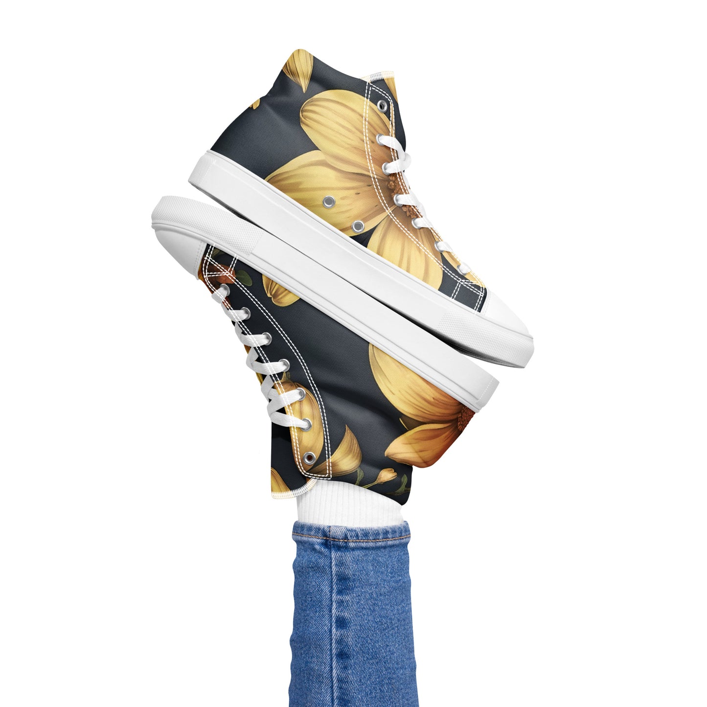 Women’s high top canvas shoes