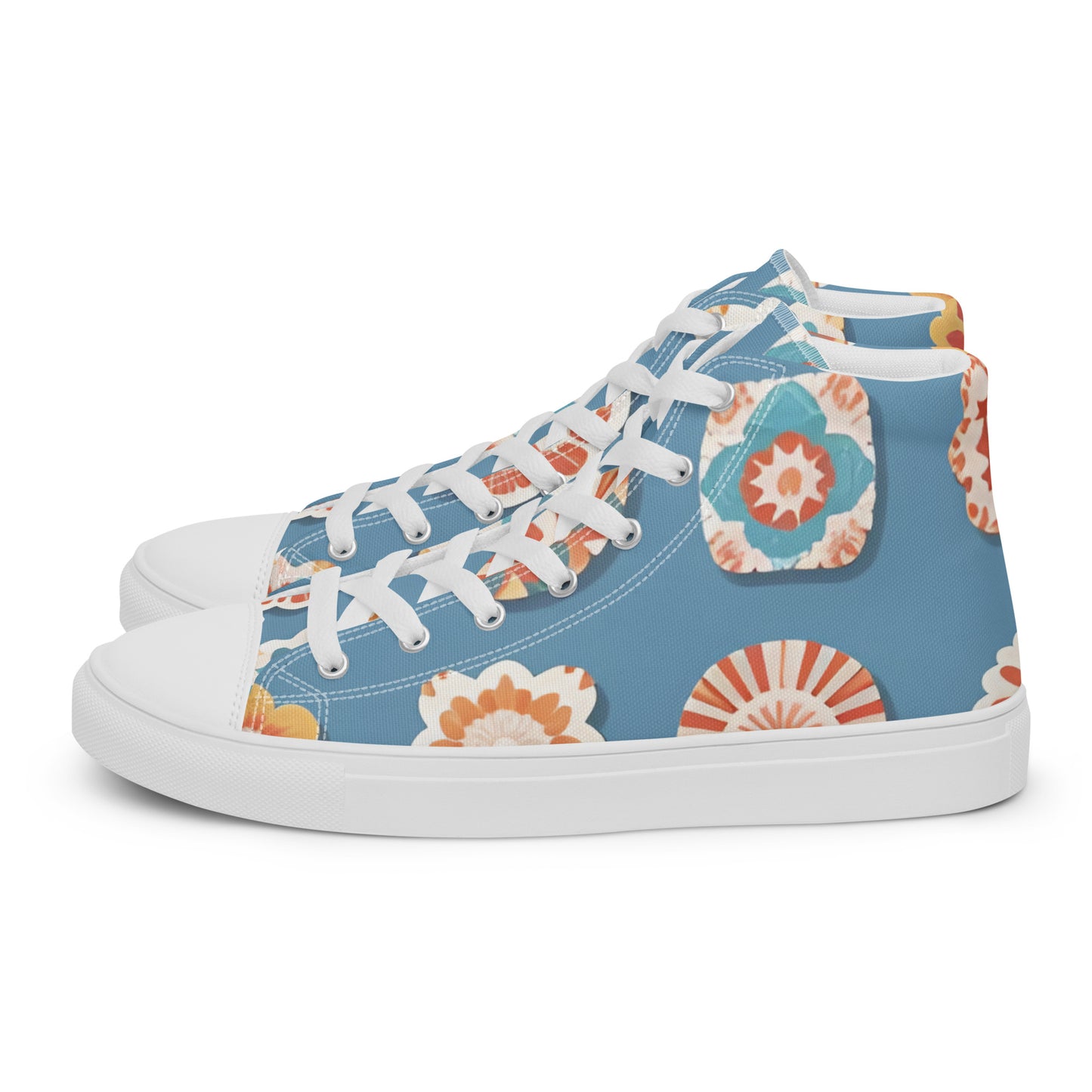 Women’s high top canvas shoes