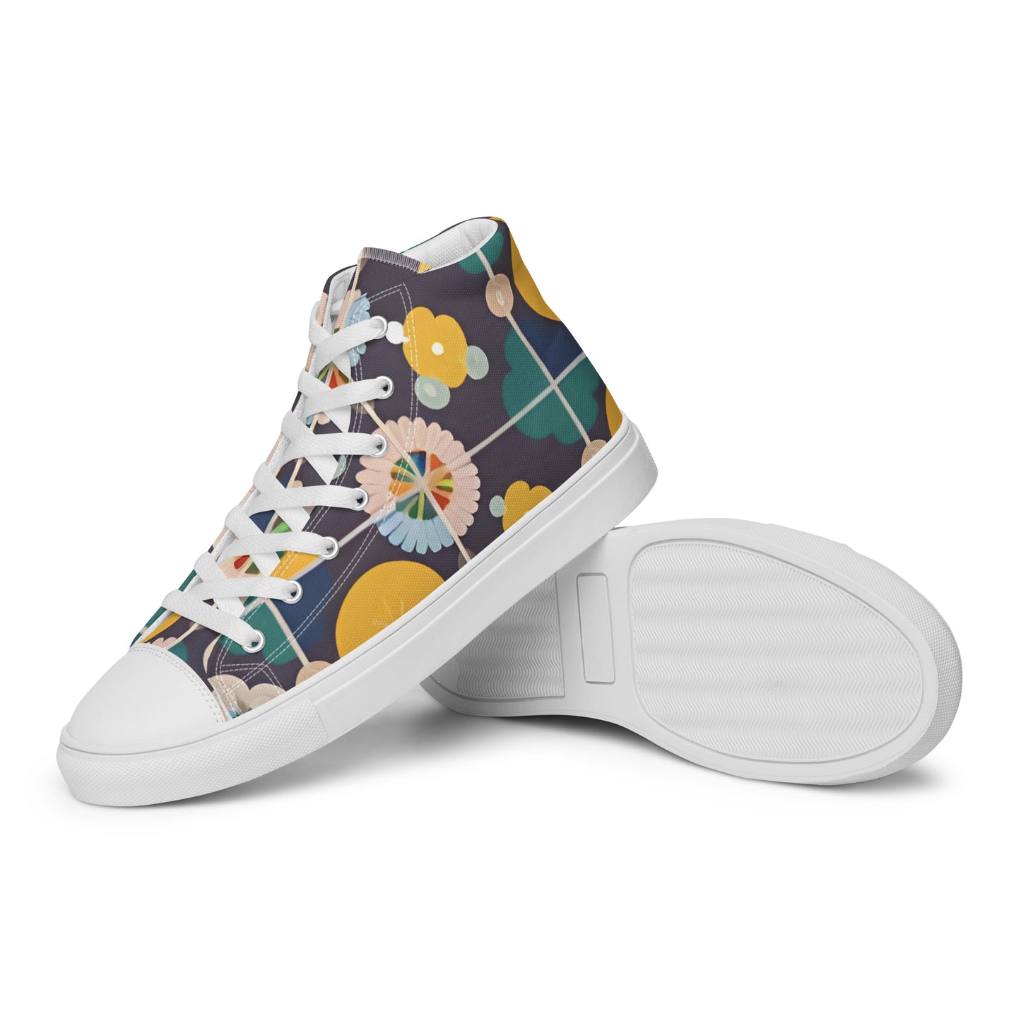 Women’s high top canvas shoes