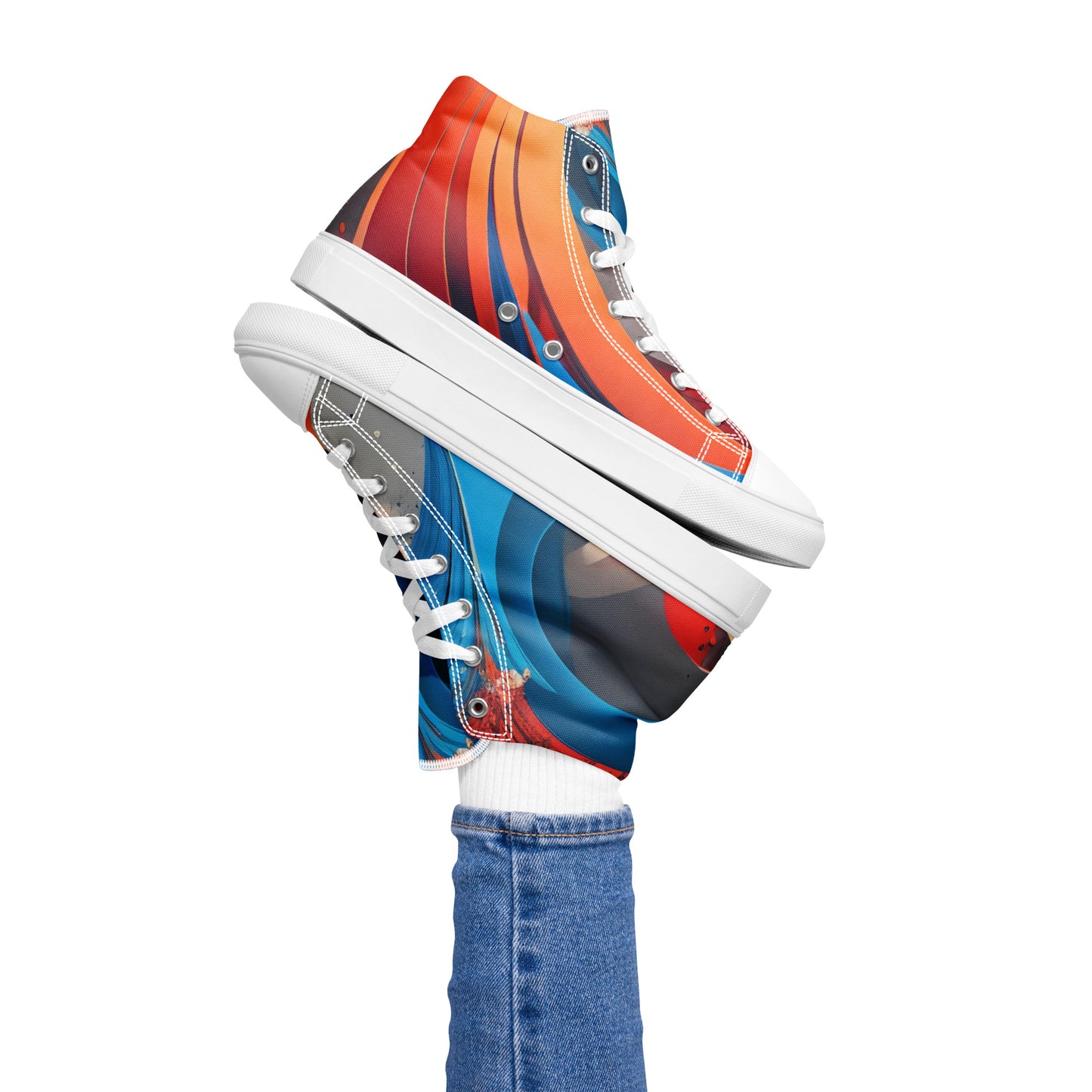 Women’s high top canvas shoes