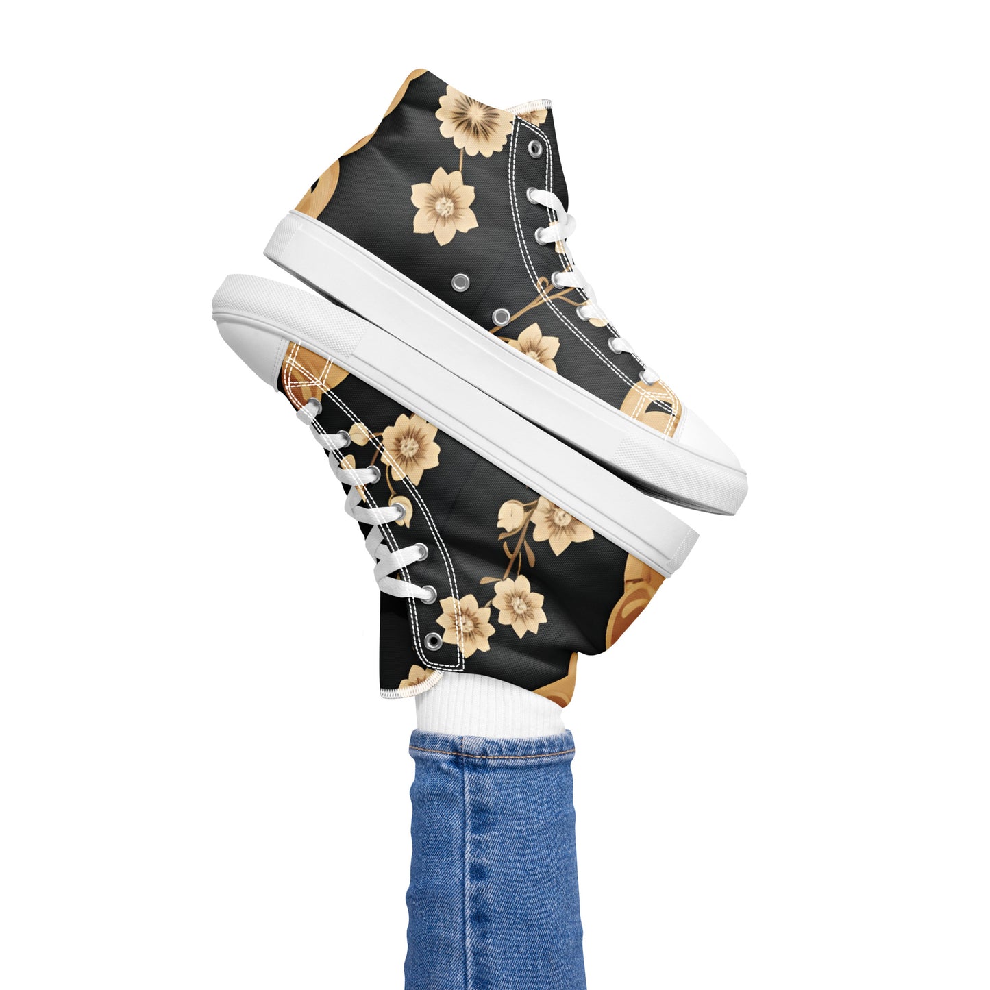 Women’s high top canvas shoes