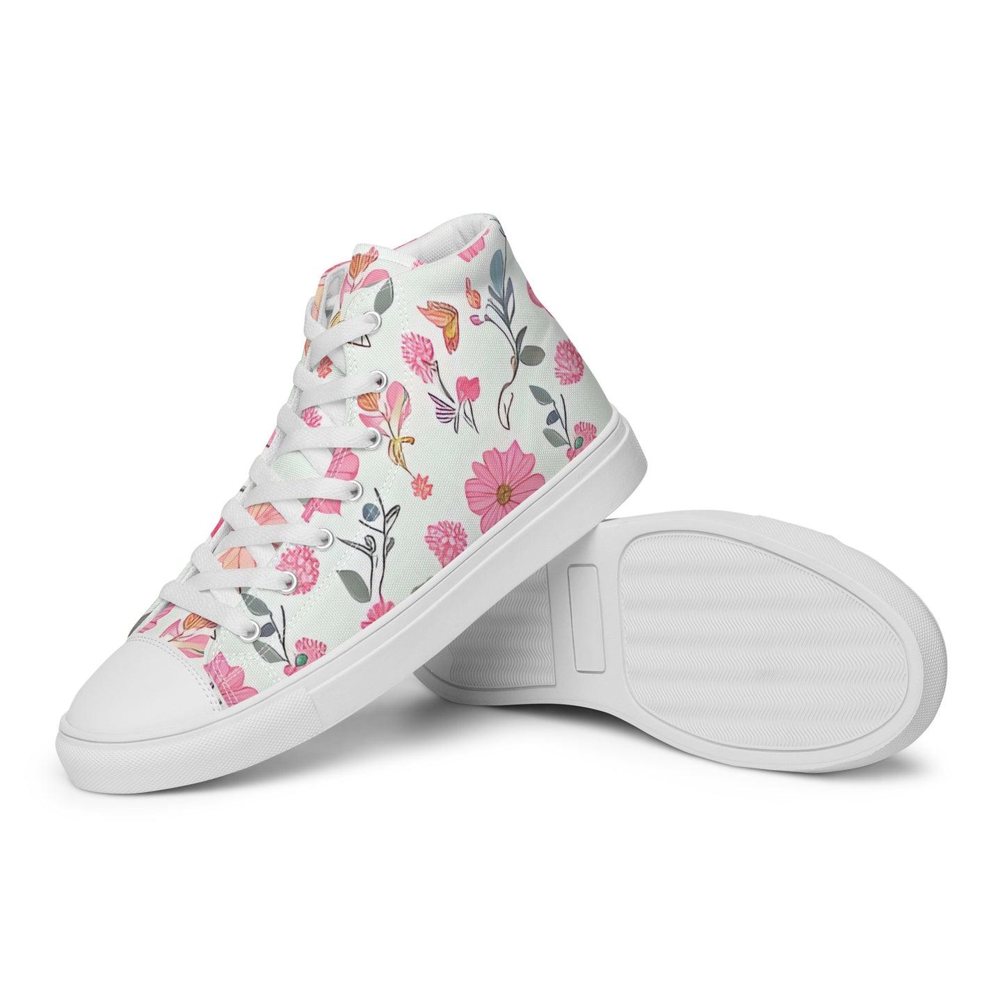 Women’s high top canvas shoes