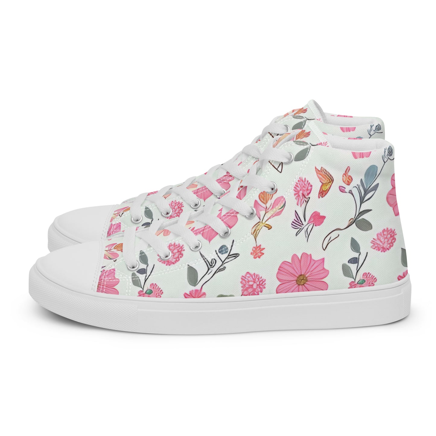 Women’s high top canvas shoes