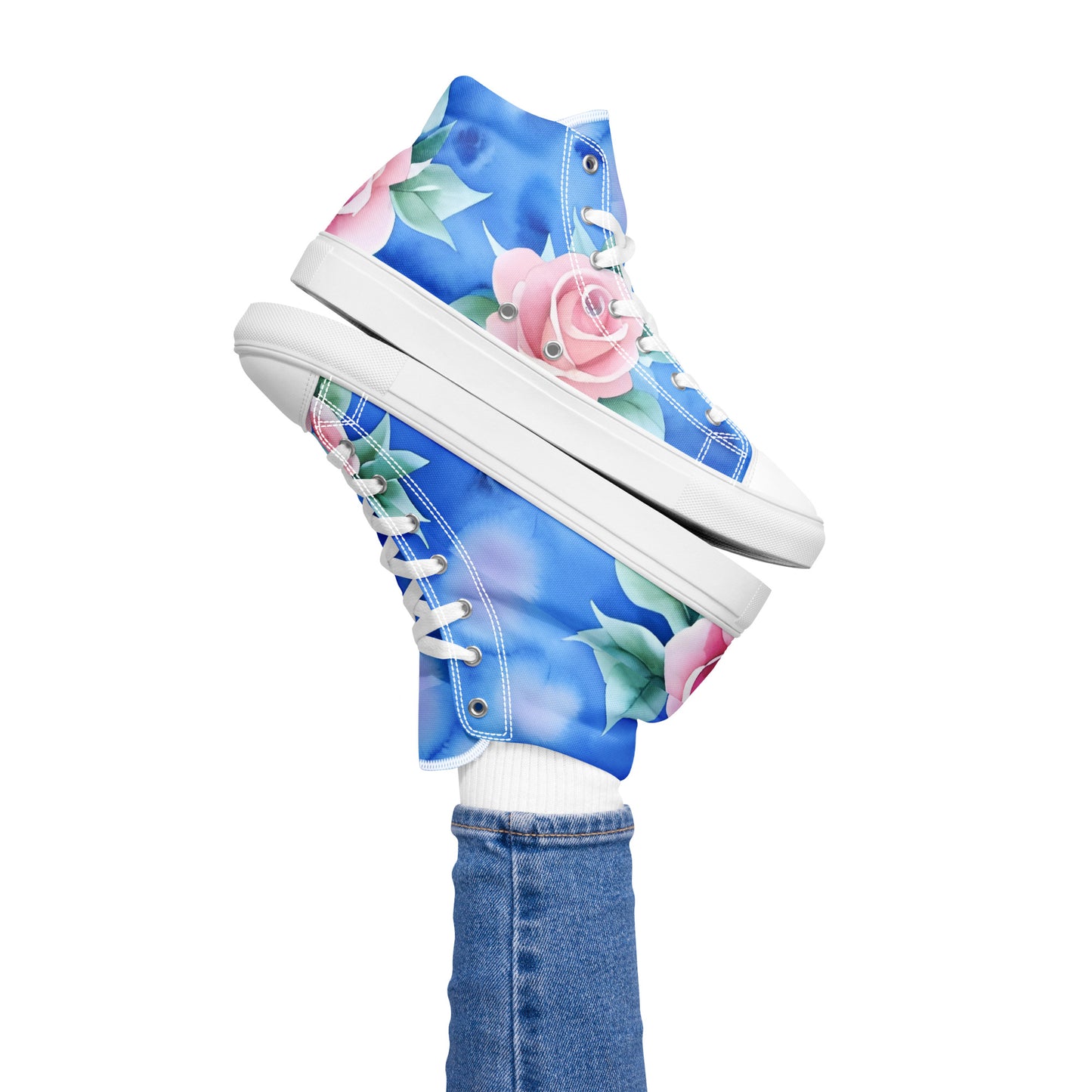 Women’s high top canvas shoes