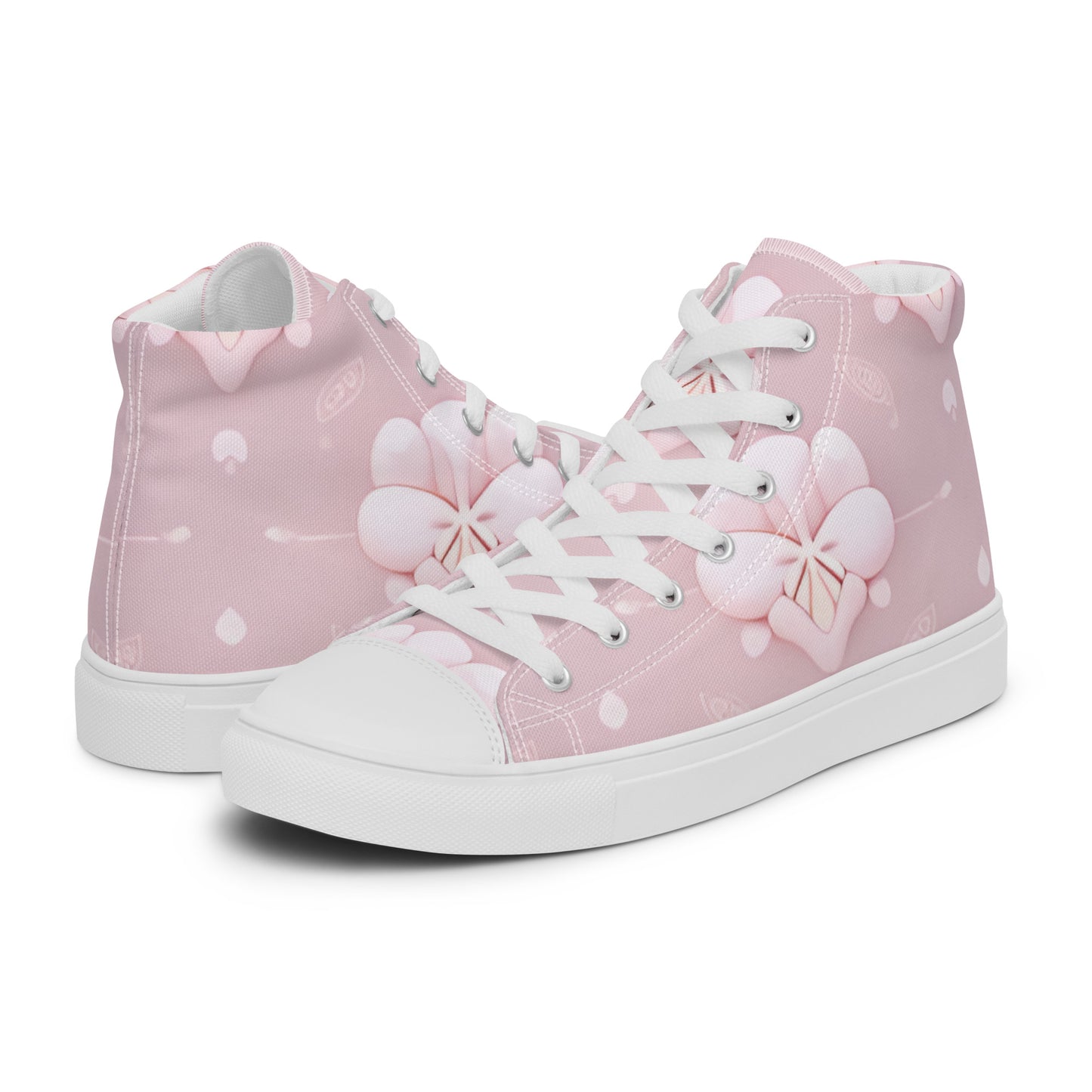 Women’s high top canvas shoes