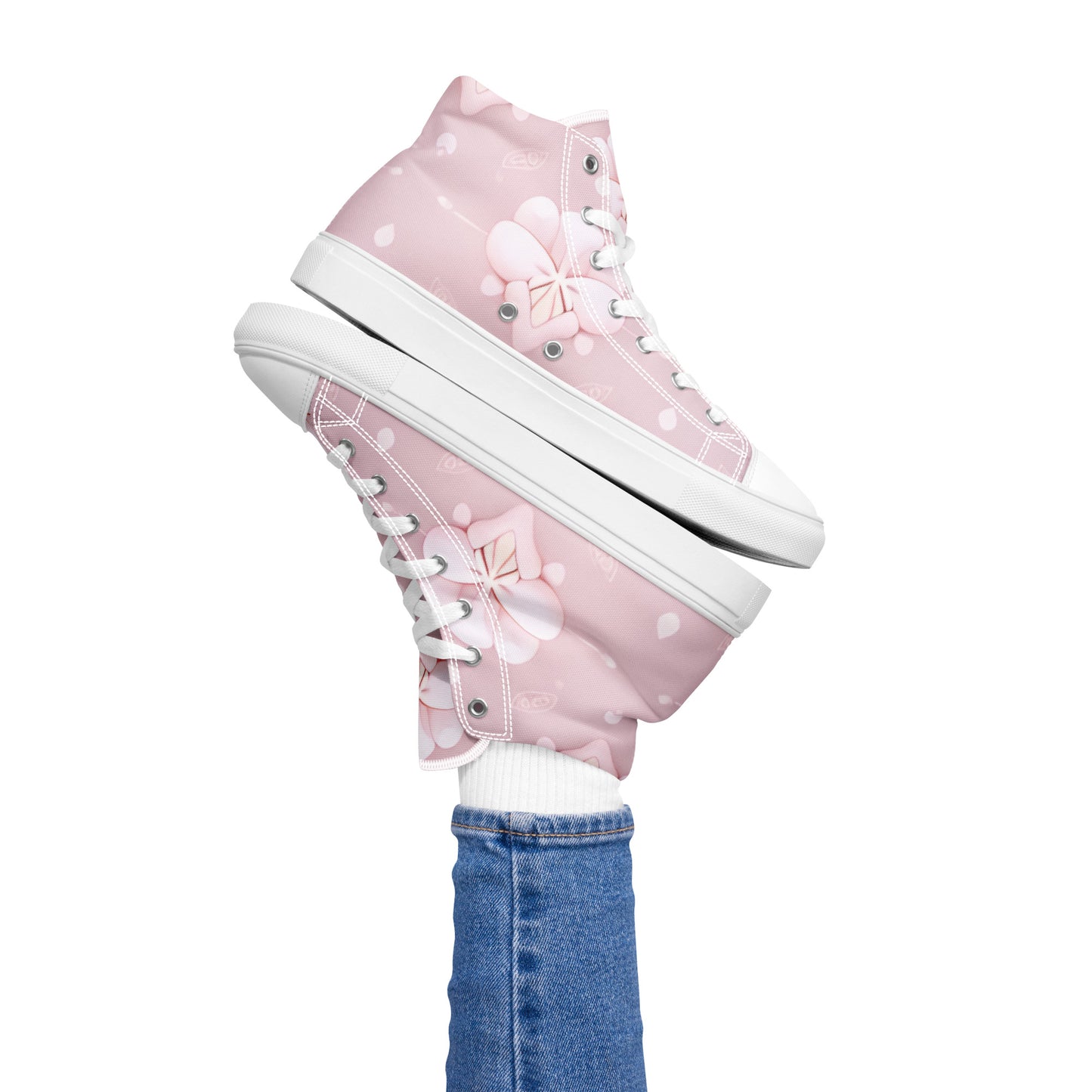 Women’s high top canvas shoes