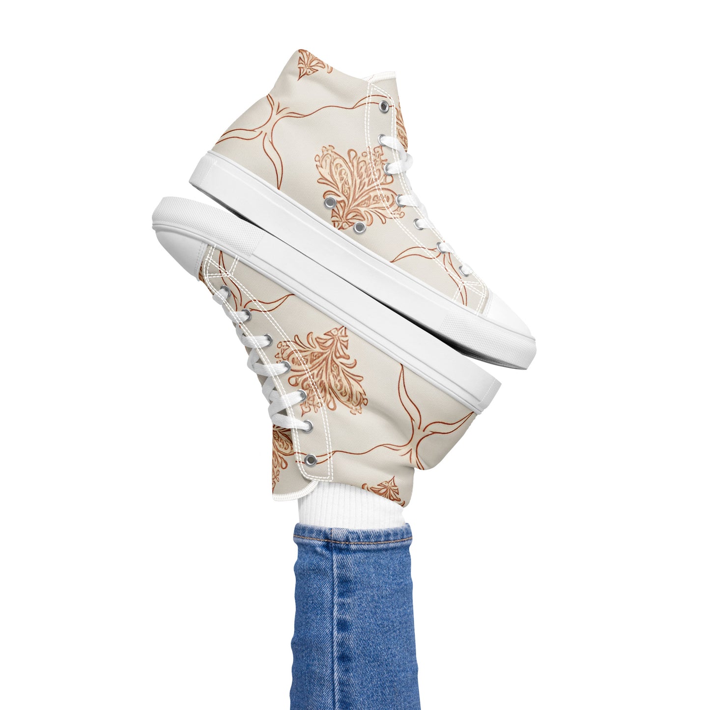 Women’s high top canvas shoes