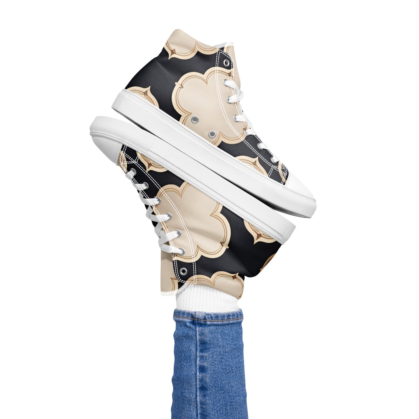 Women’s high top canvas shoes