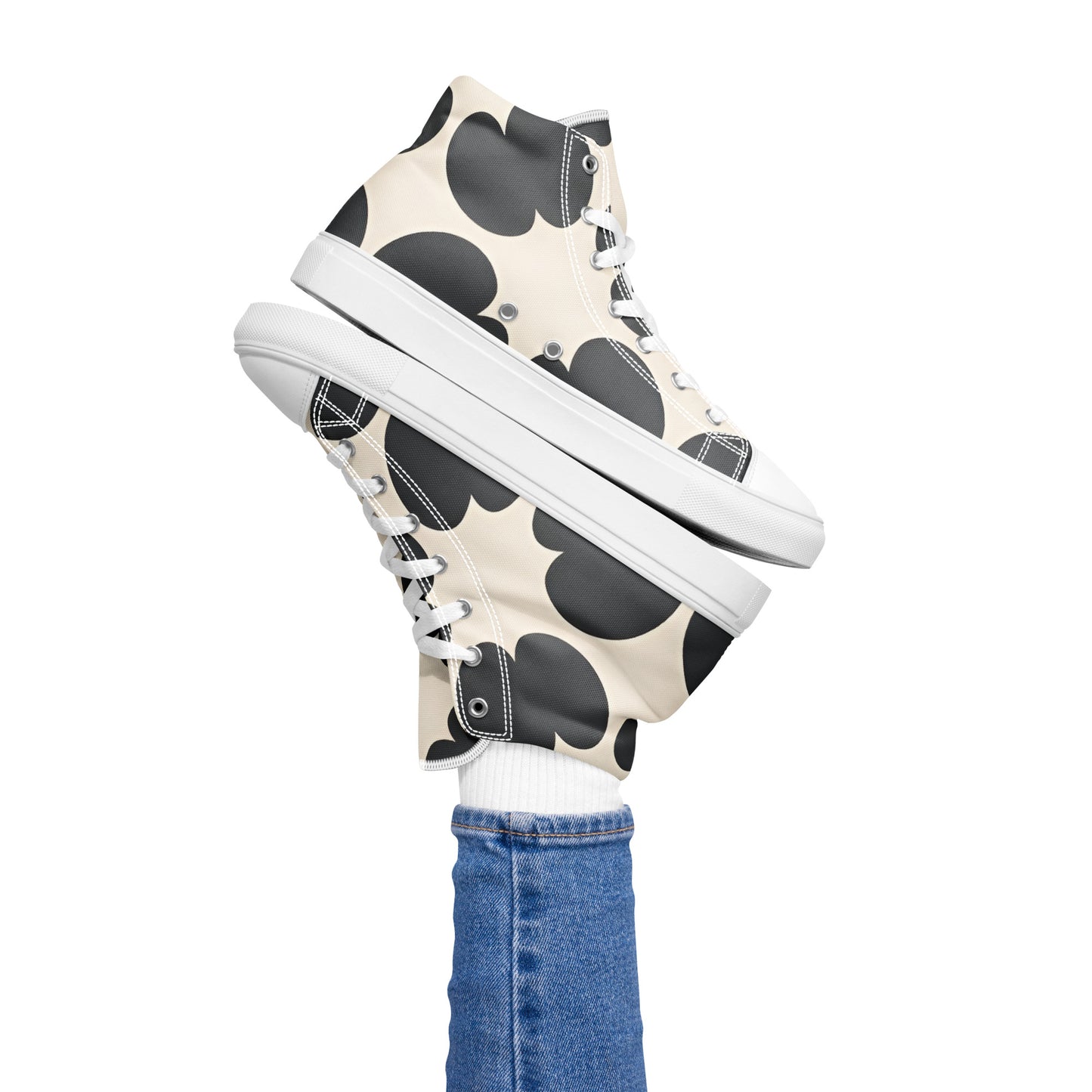 Women’s high top canvas shoes