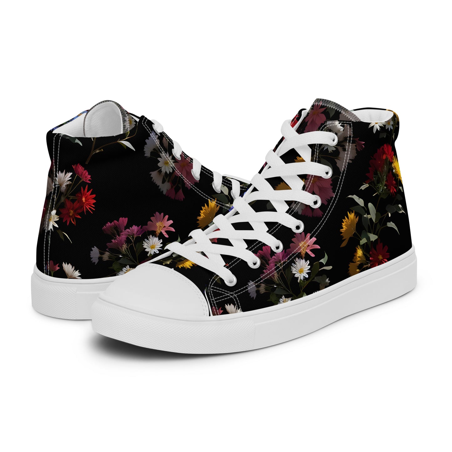 Women’s high top canvas shoes