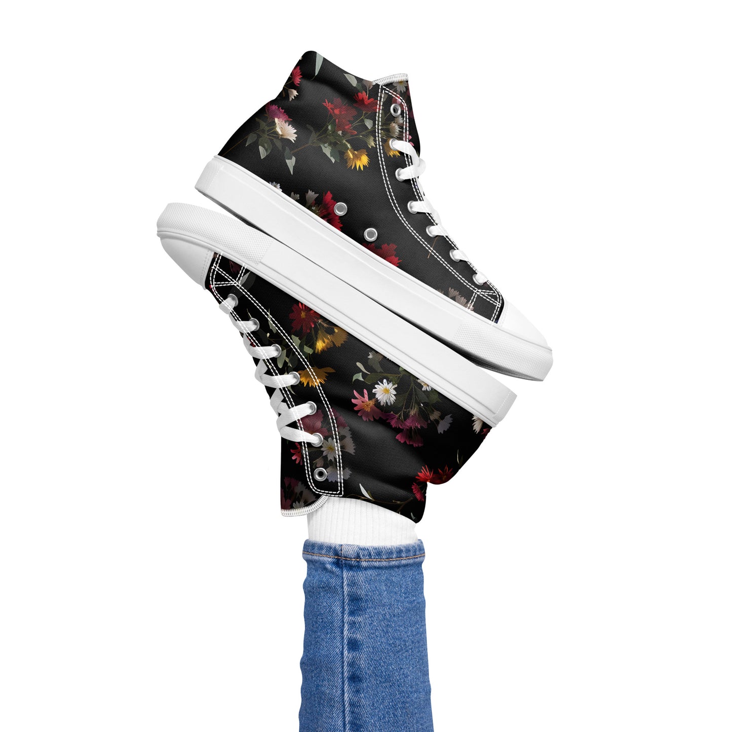 Women’s high top canvas shoes