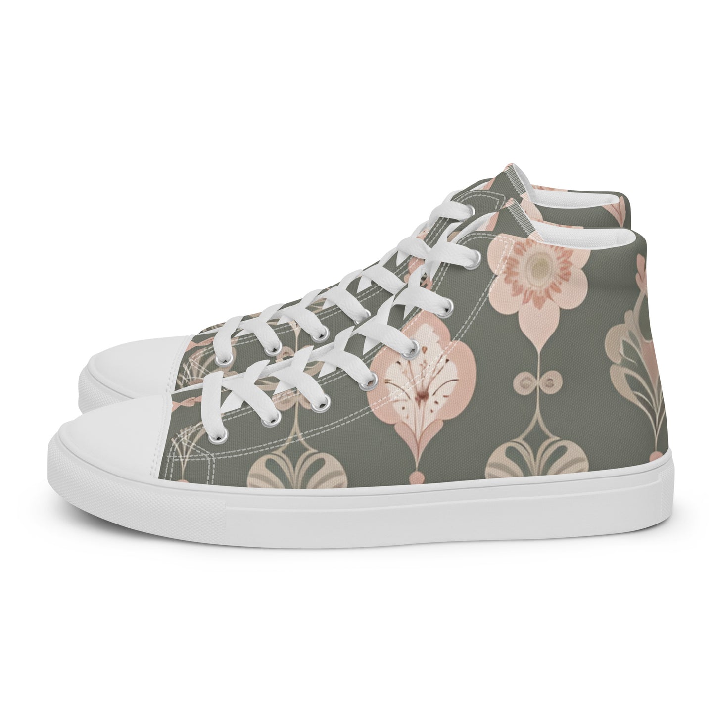 Women’s high top canvas shoes