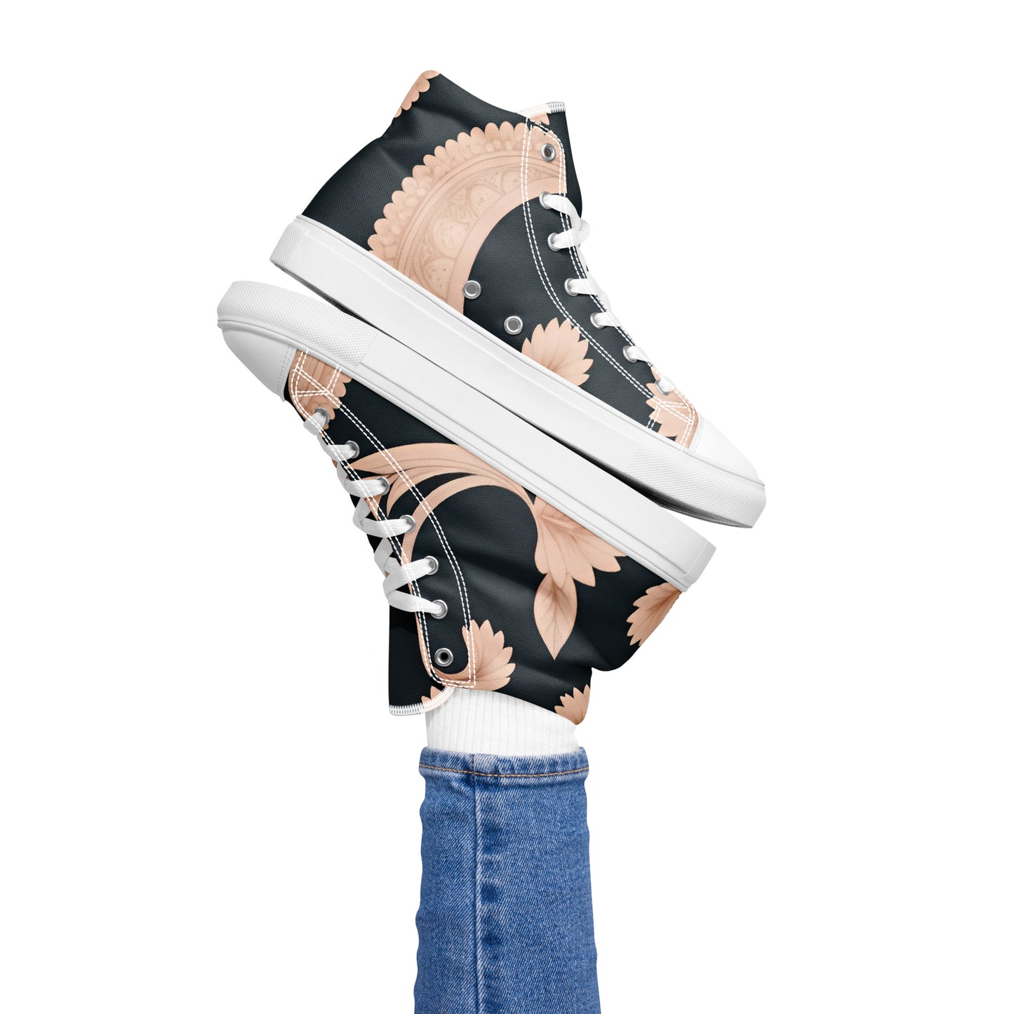 Women’s high top canvas shoes