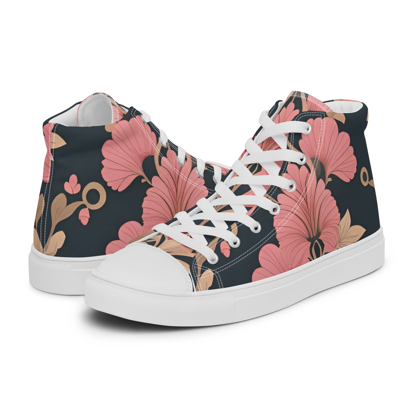 Women’s high top canvas shoes