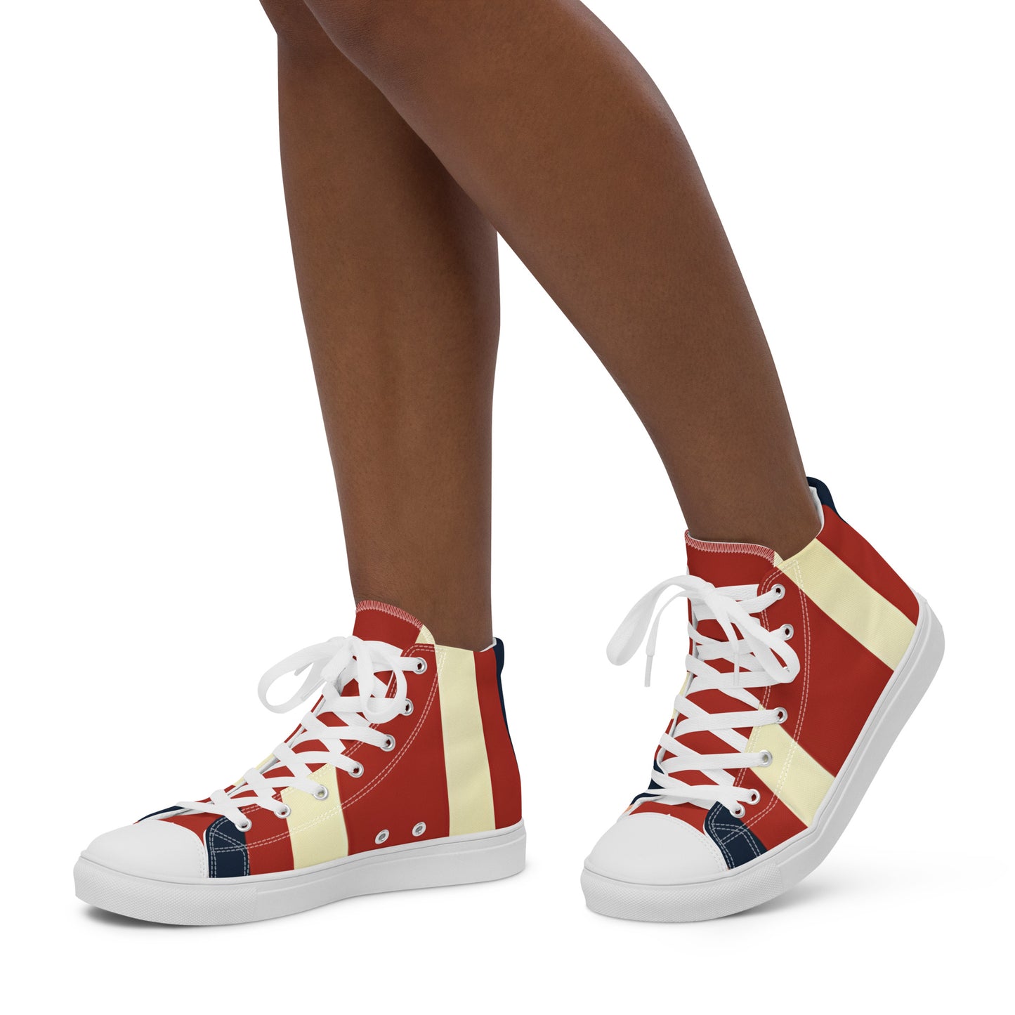 Women’s high top canvas shoes