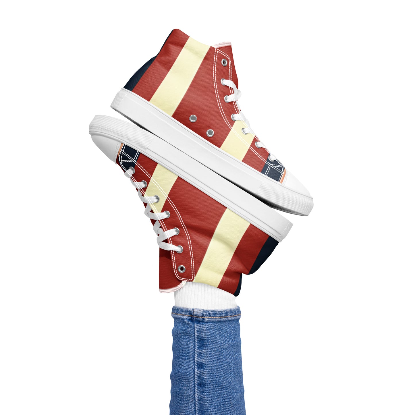 Women’s high top canvas shoes