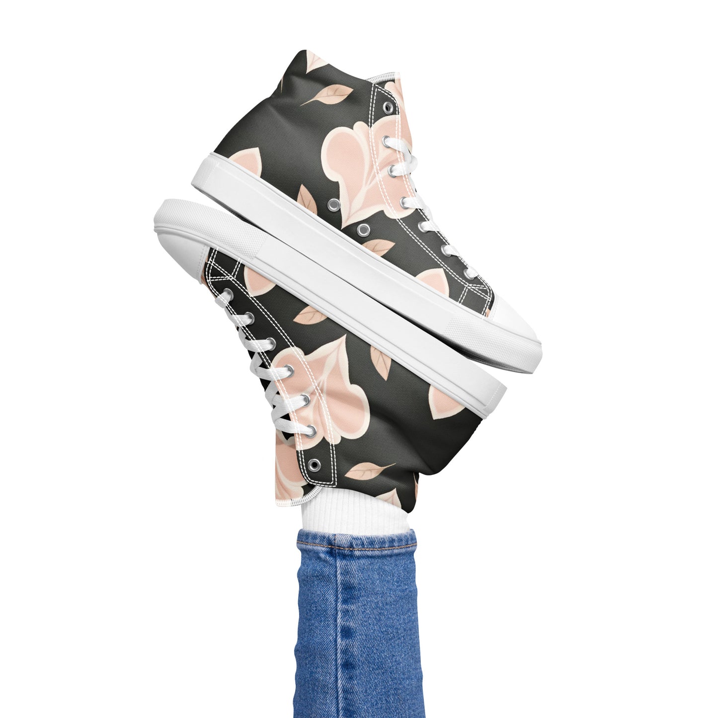 Women’s high top canvas shoes