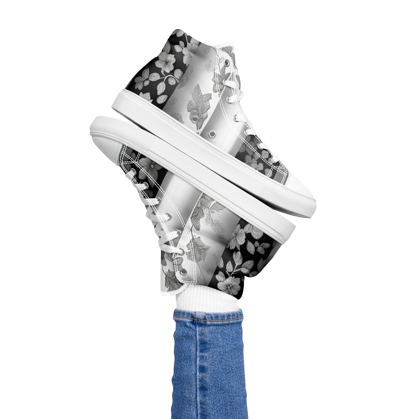 Women’s high top canvas shoes