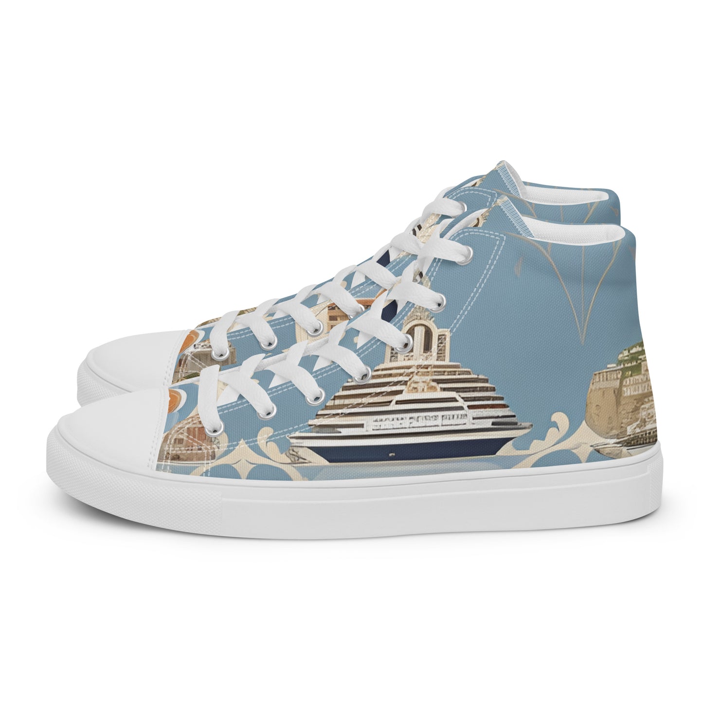 Women’s high top canvas shoes