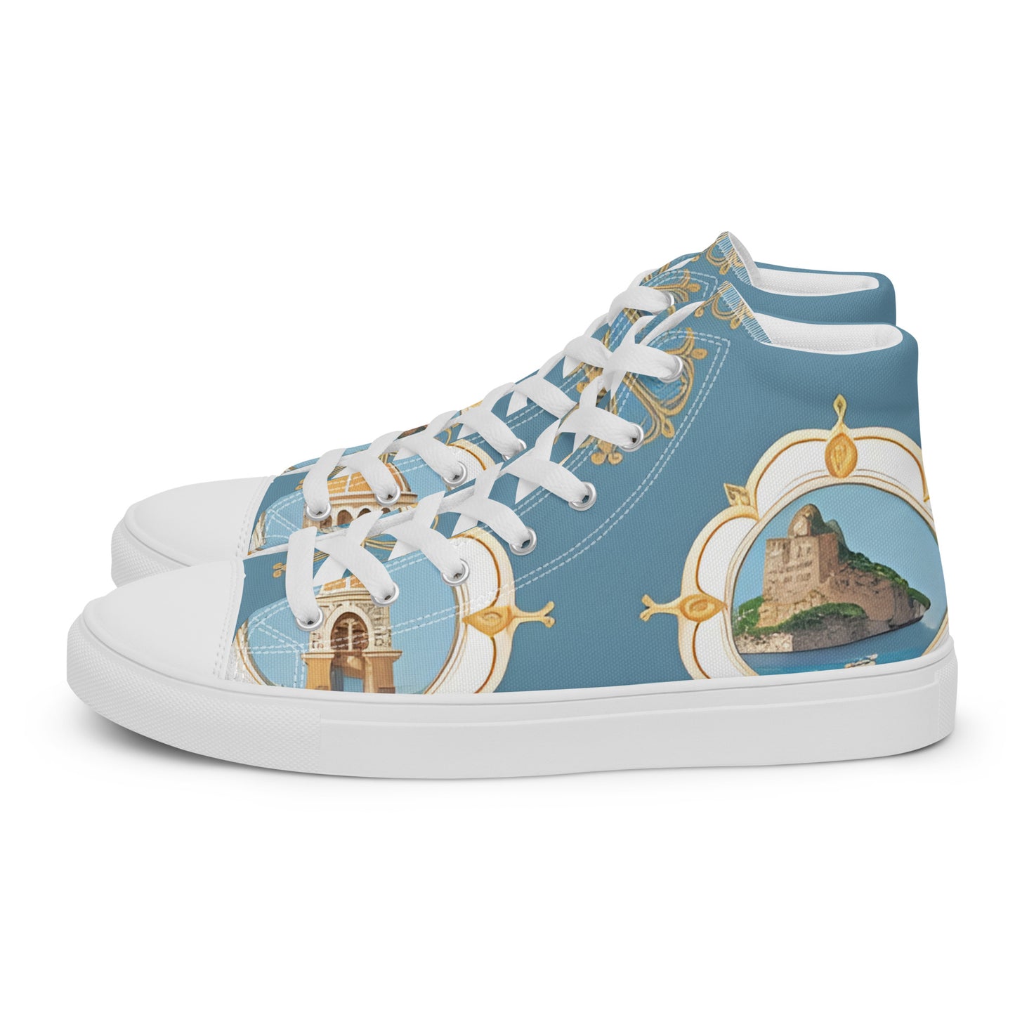 Women’s high top canvas shoes