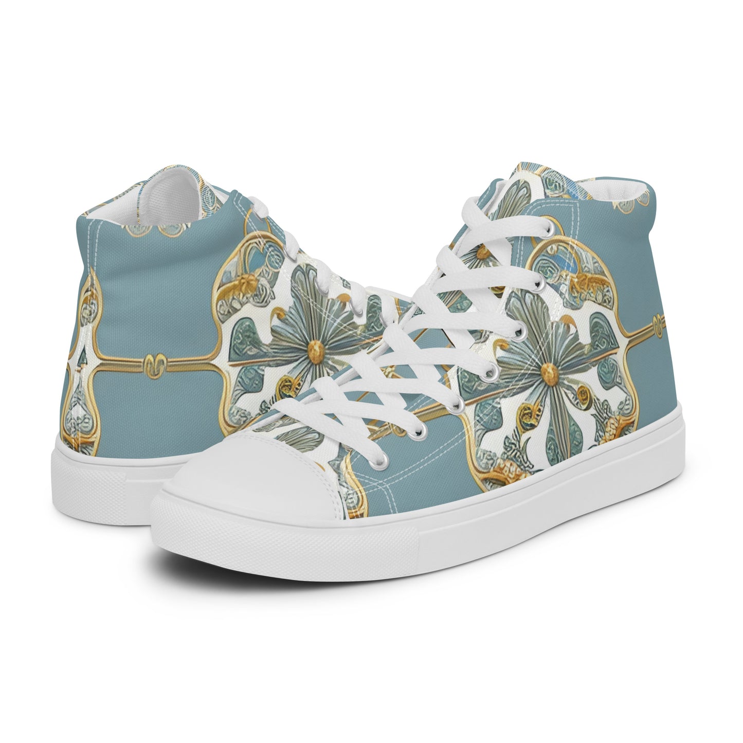 Women’s high top canvas shoes